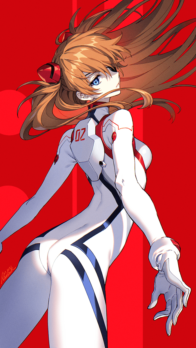 White plugsuit Asuka r/palewaifus