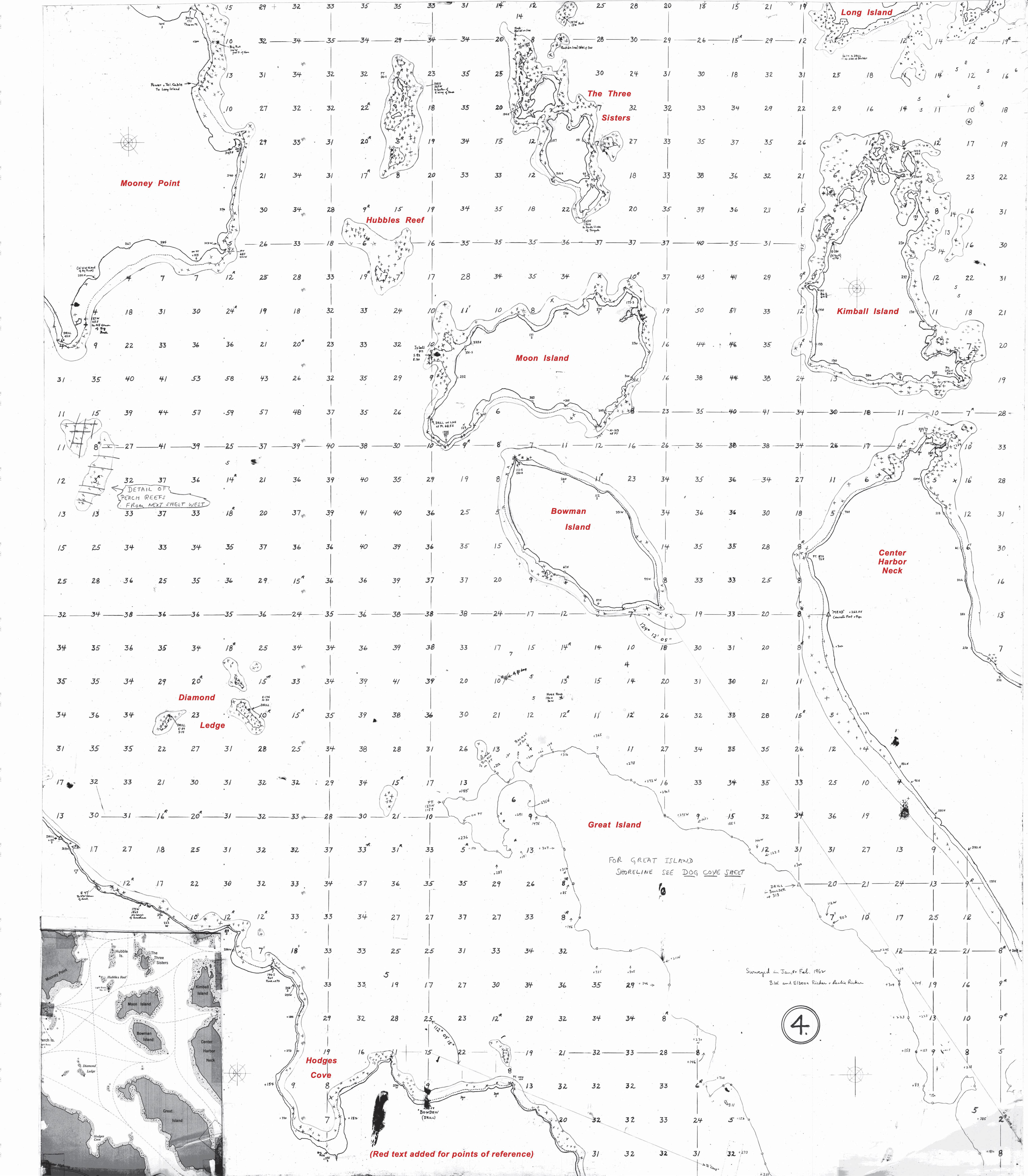 From a Chart of Squam Lake by Brad Washburn r/MapPorn