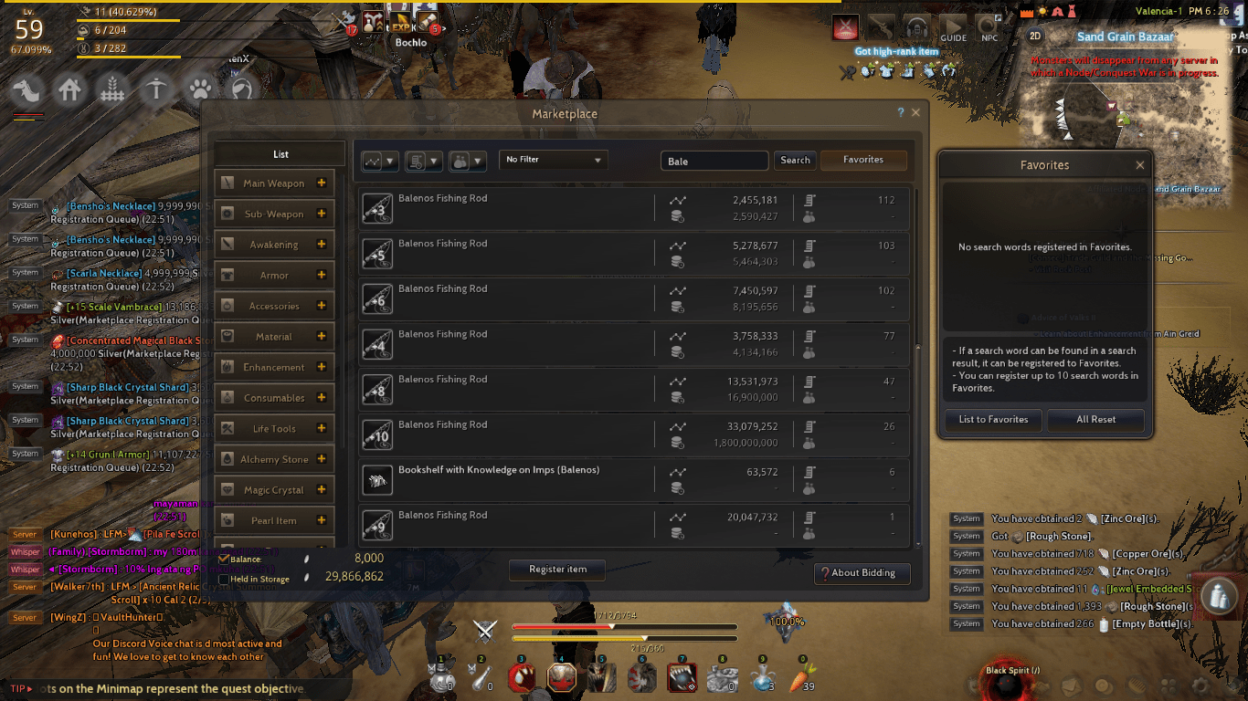 Some guy just PO a Balenos Fishing Rod +10 for 1.8B r