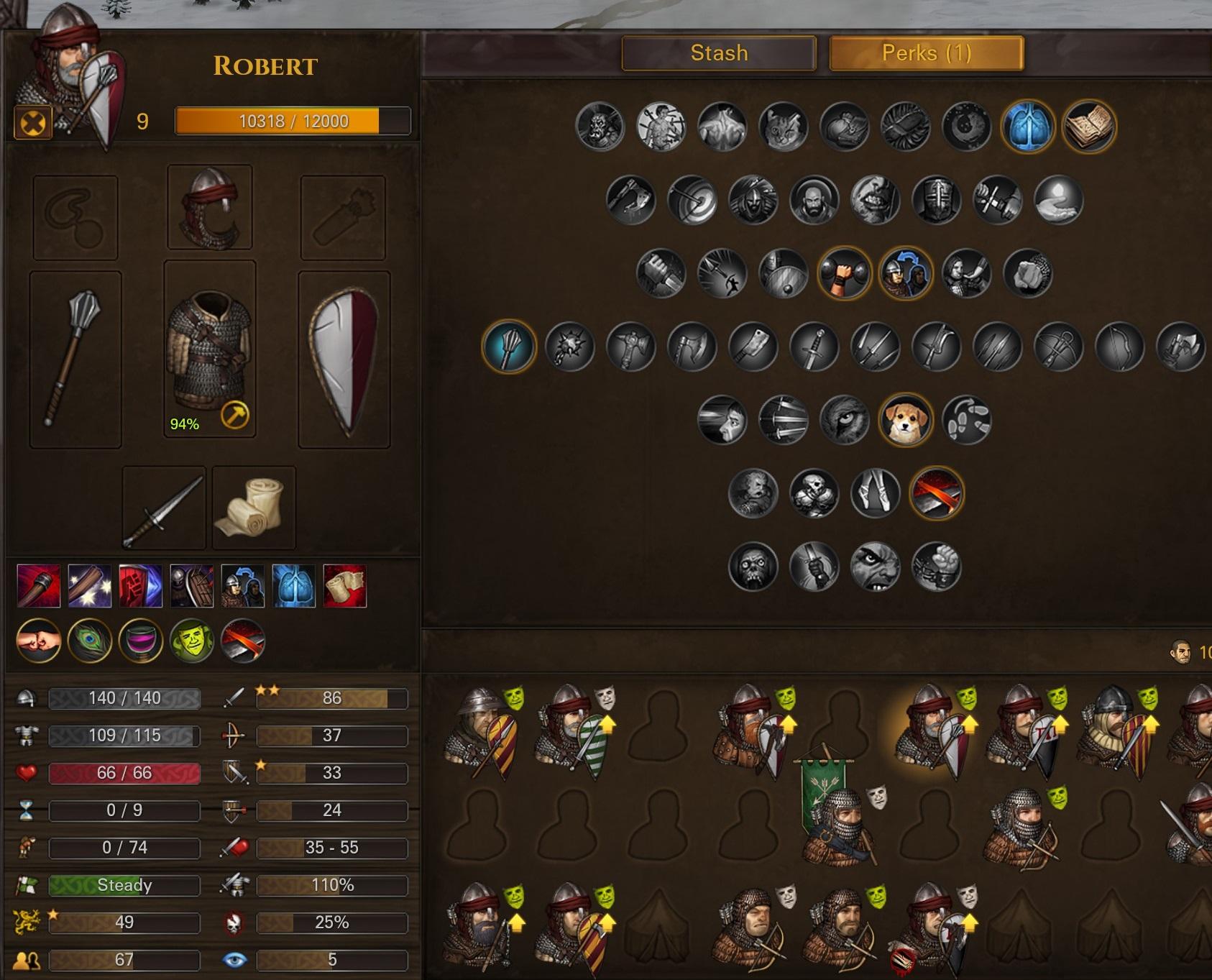 Mace Brother with poor defense where to go from here? BattleBrothers