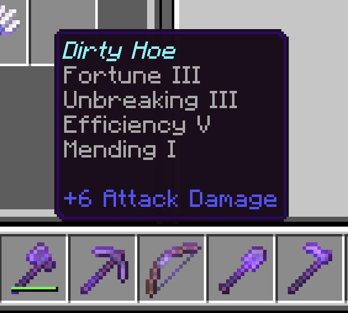 Just got a maxed out netherite hoe felling good r/MinecraftMemes