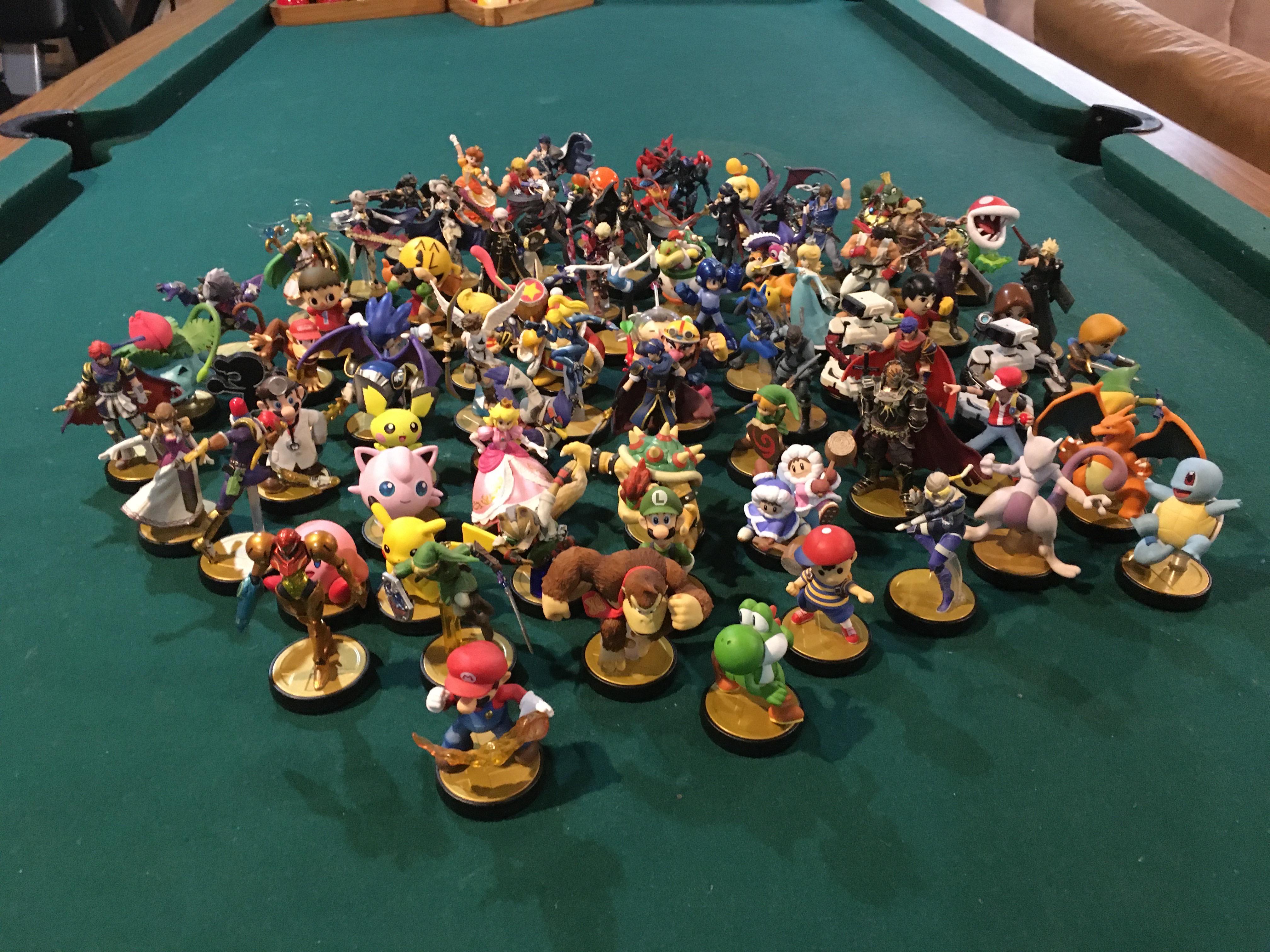 I finally got every single smash bros Amiibo to date!! Now we wait for