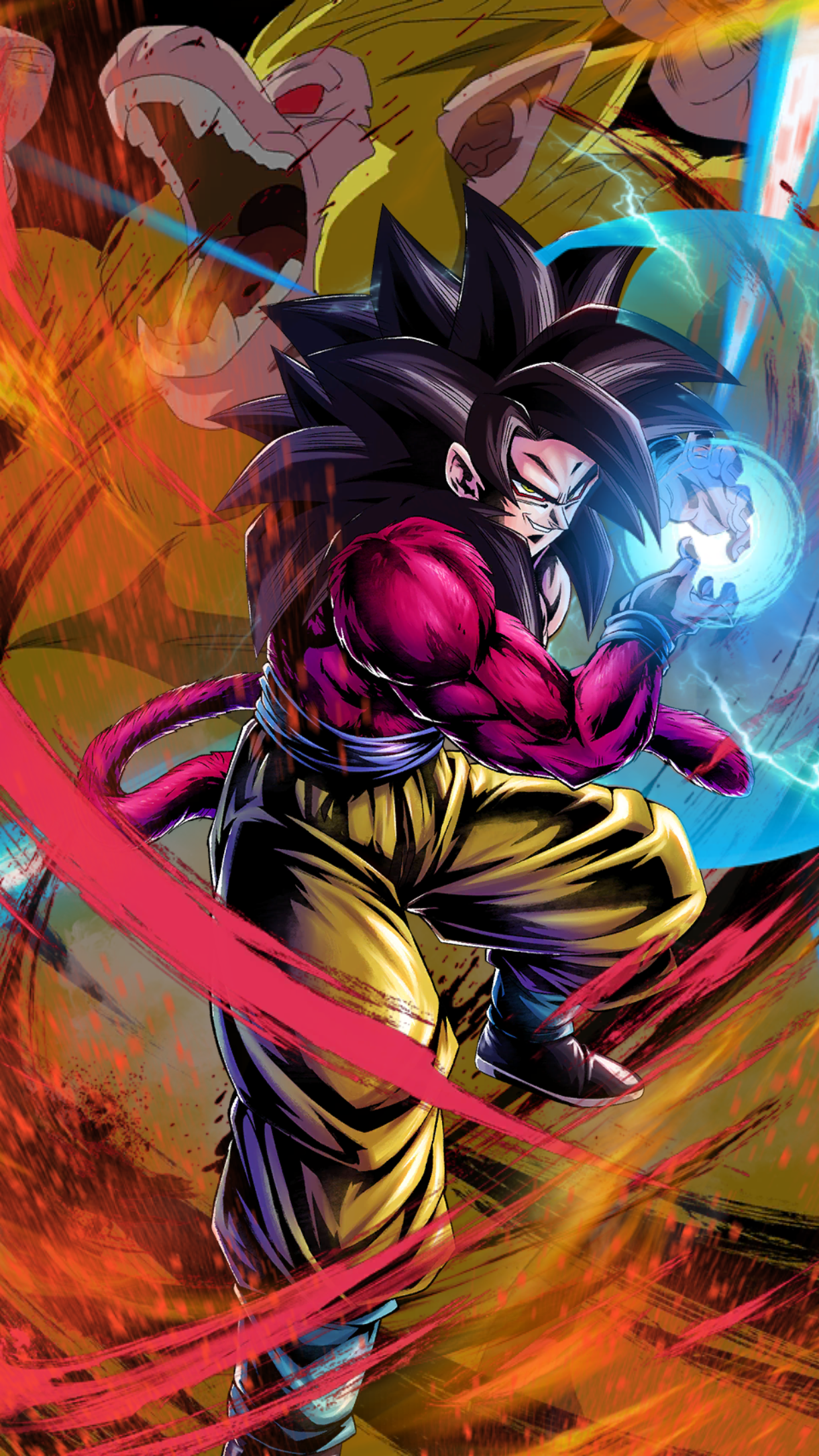 Ssj4 Goku's card art! DragonballLegends