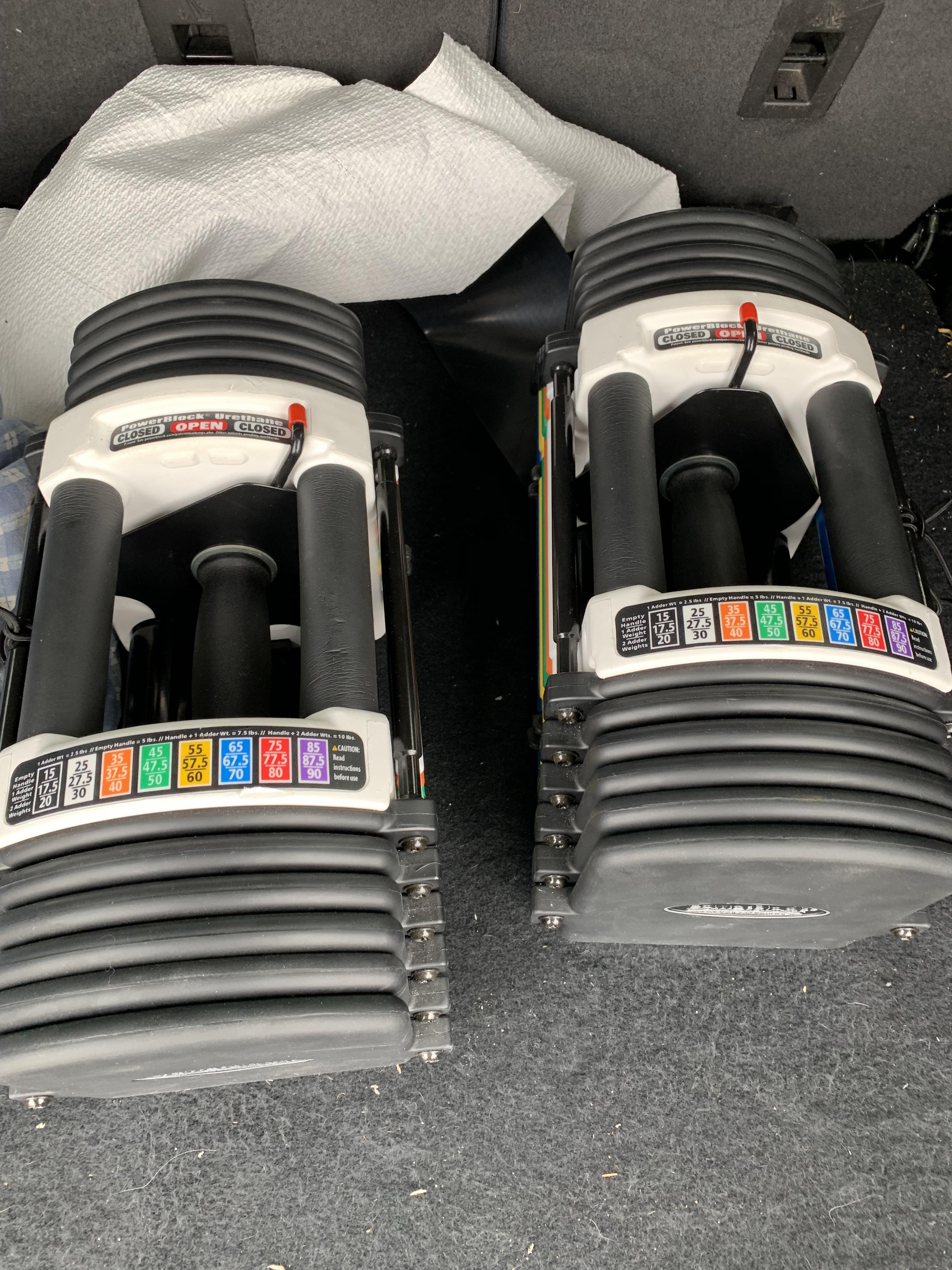 Scored these at Play It Again Sports r/homegym