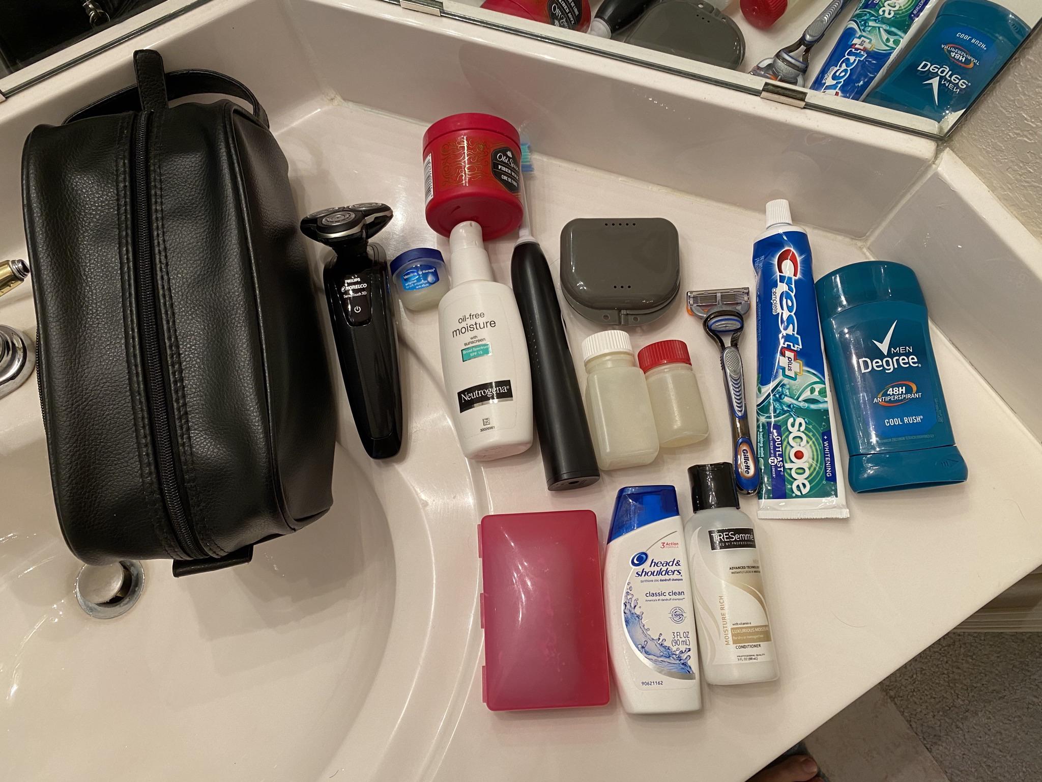 Toiletry bottle Mine barely fit in my dopkit. There
