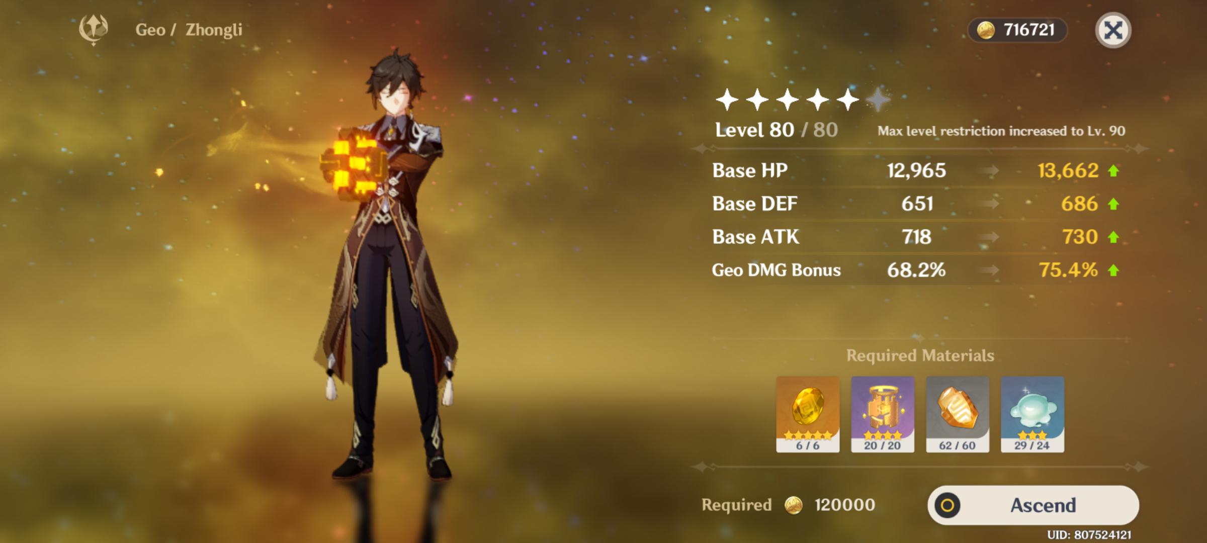 I'm finally maxing out Zhongli's ascension! r/ZhongliMains