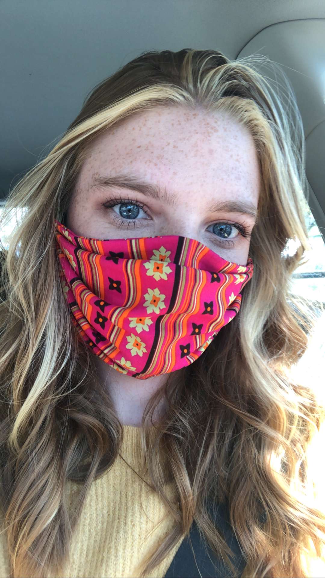 Masks can be pretty too (wear one!!) (F, 20) r/selfie