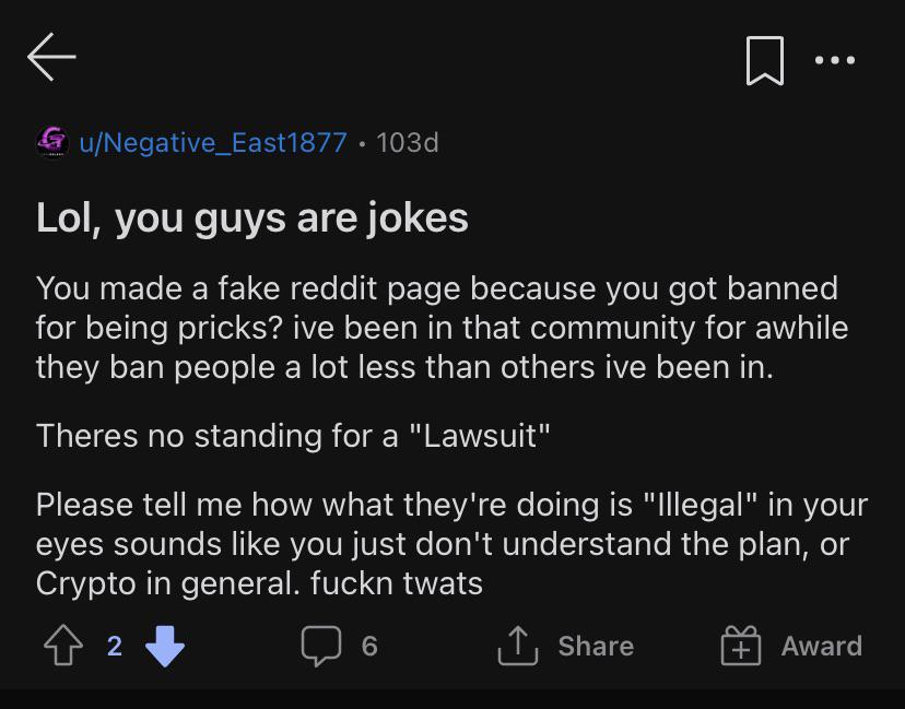 You guys remember this gem? r/SafeGalaxyToken