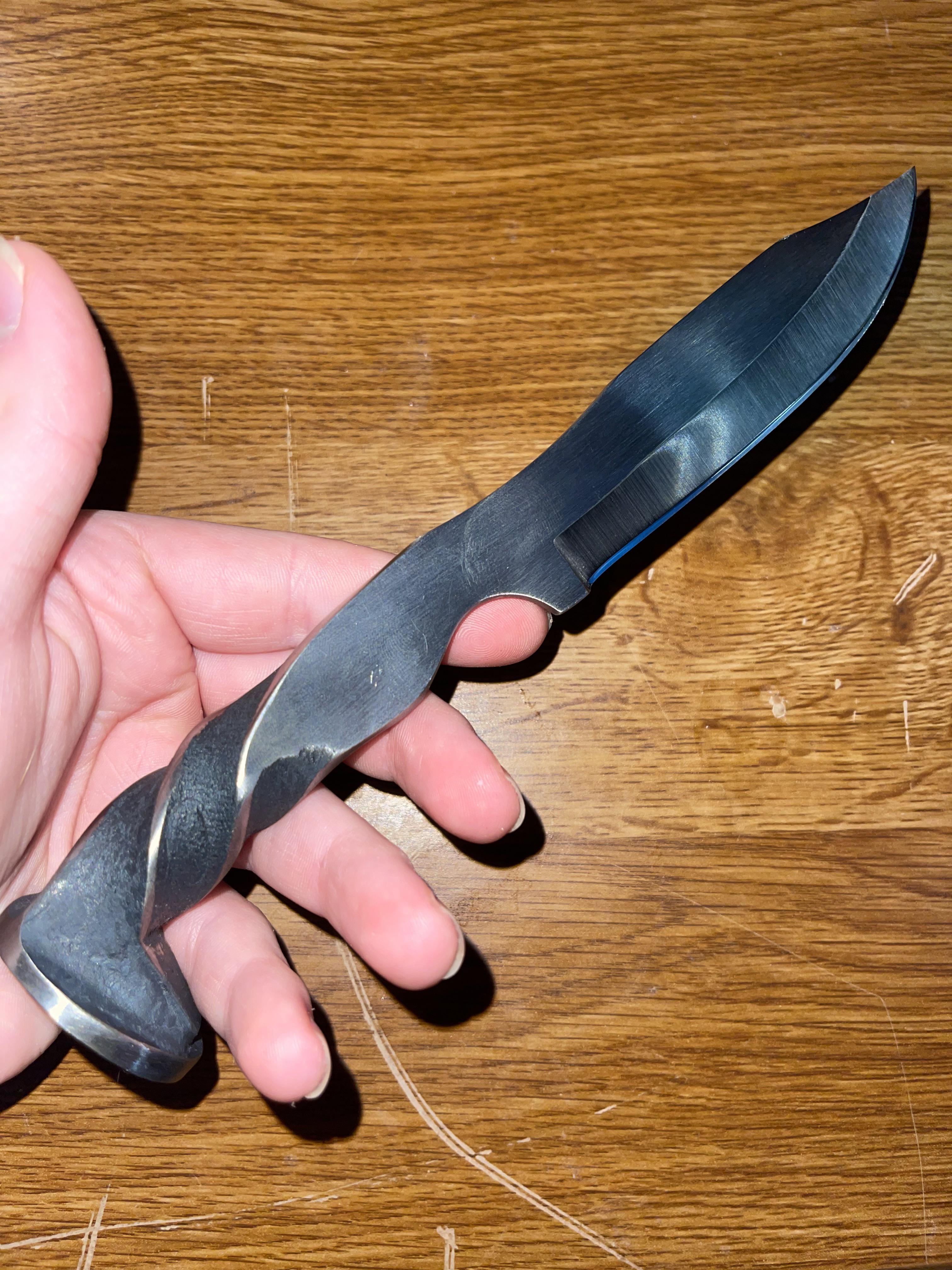 I am 16 and this is the first knife I’ve ever made (with help)