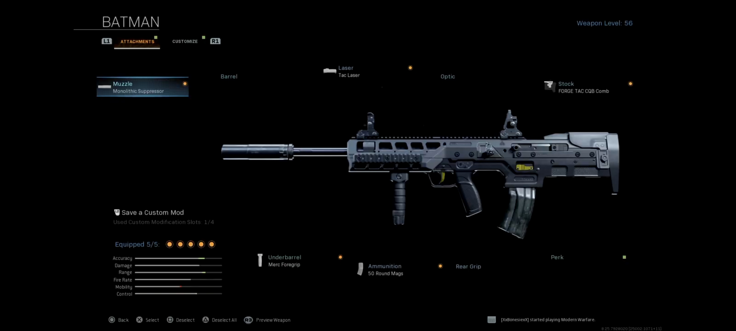 [Warzone] Really enjoying SA87 with the Cover of Night blueprint (for easier iron sights). I