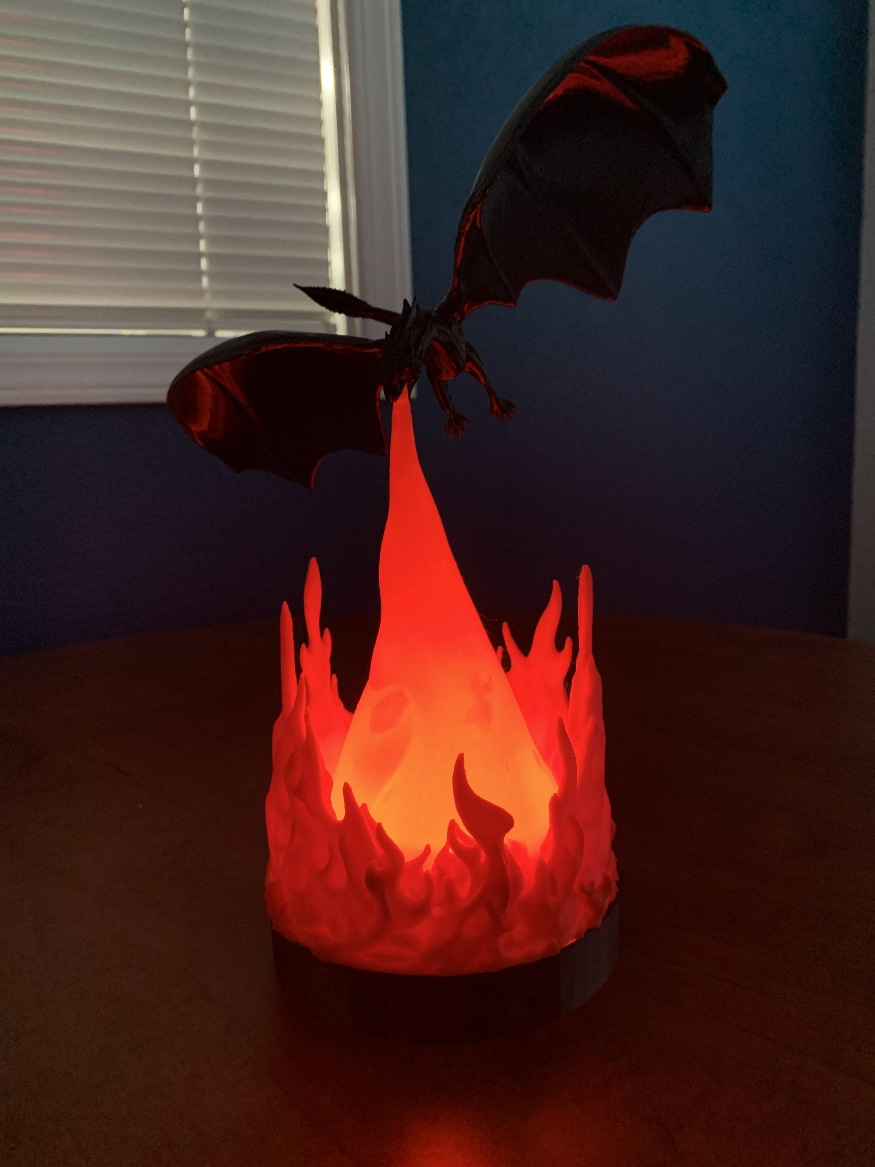 Dragon Lamp I printed from Thingverse. r/3Dprinting