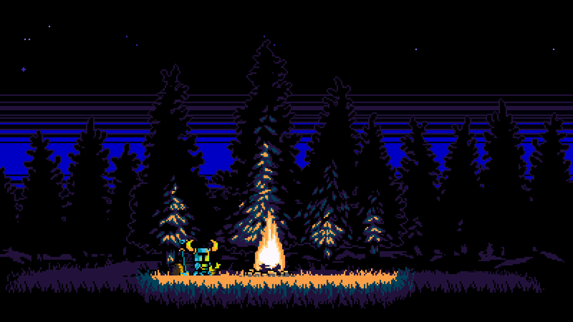 Shovel Knight Campfire [1920x1080] r/wallpaper