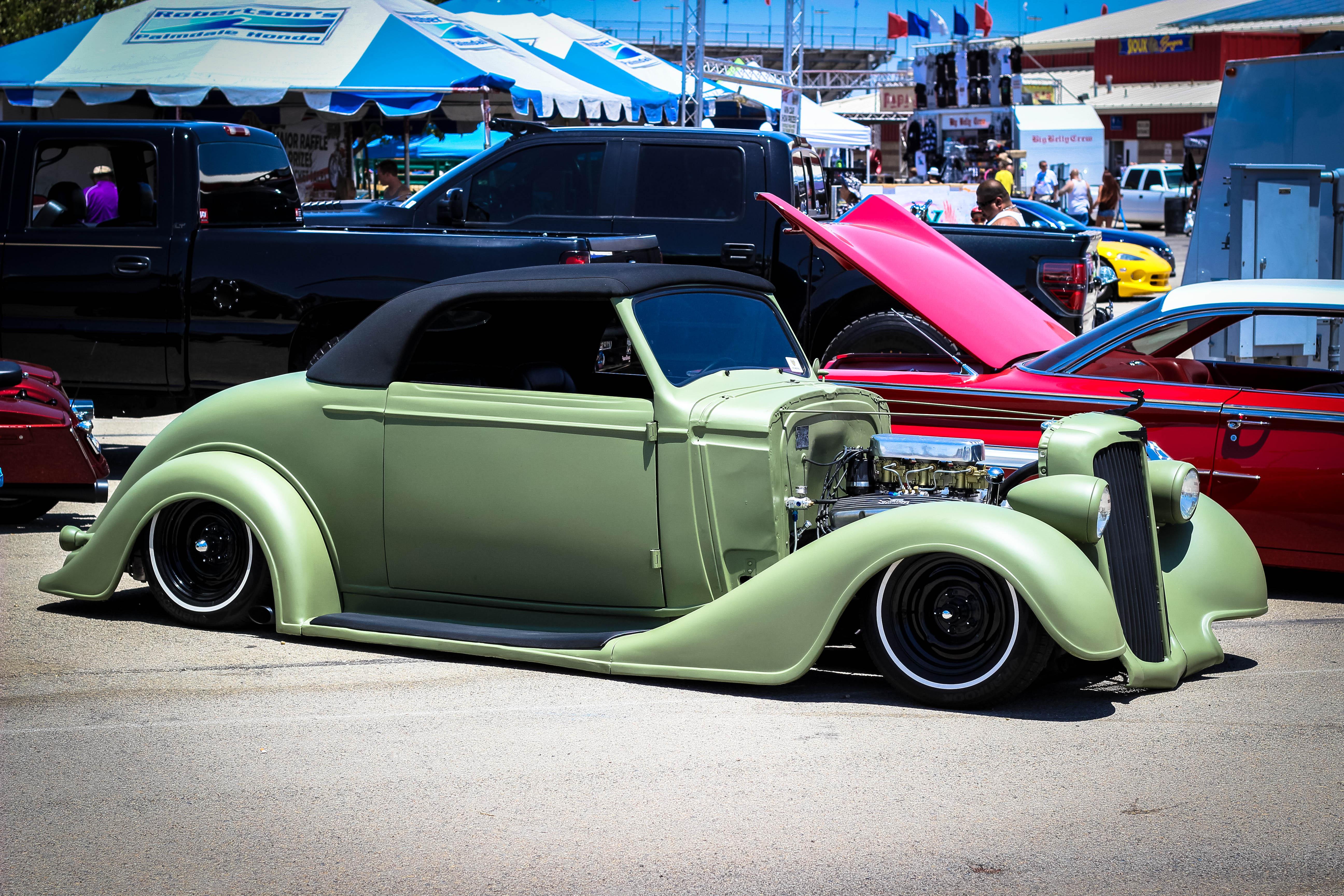 Took this photo of an older car at the Antelope Valley fairgrounds sometime in 2013. Not sure on