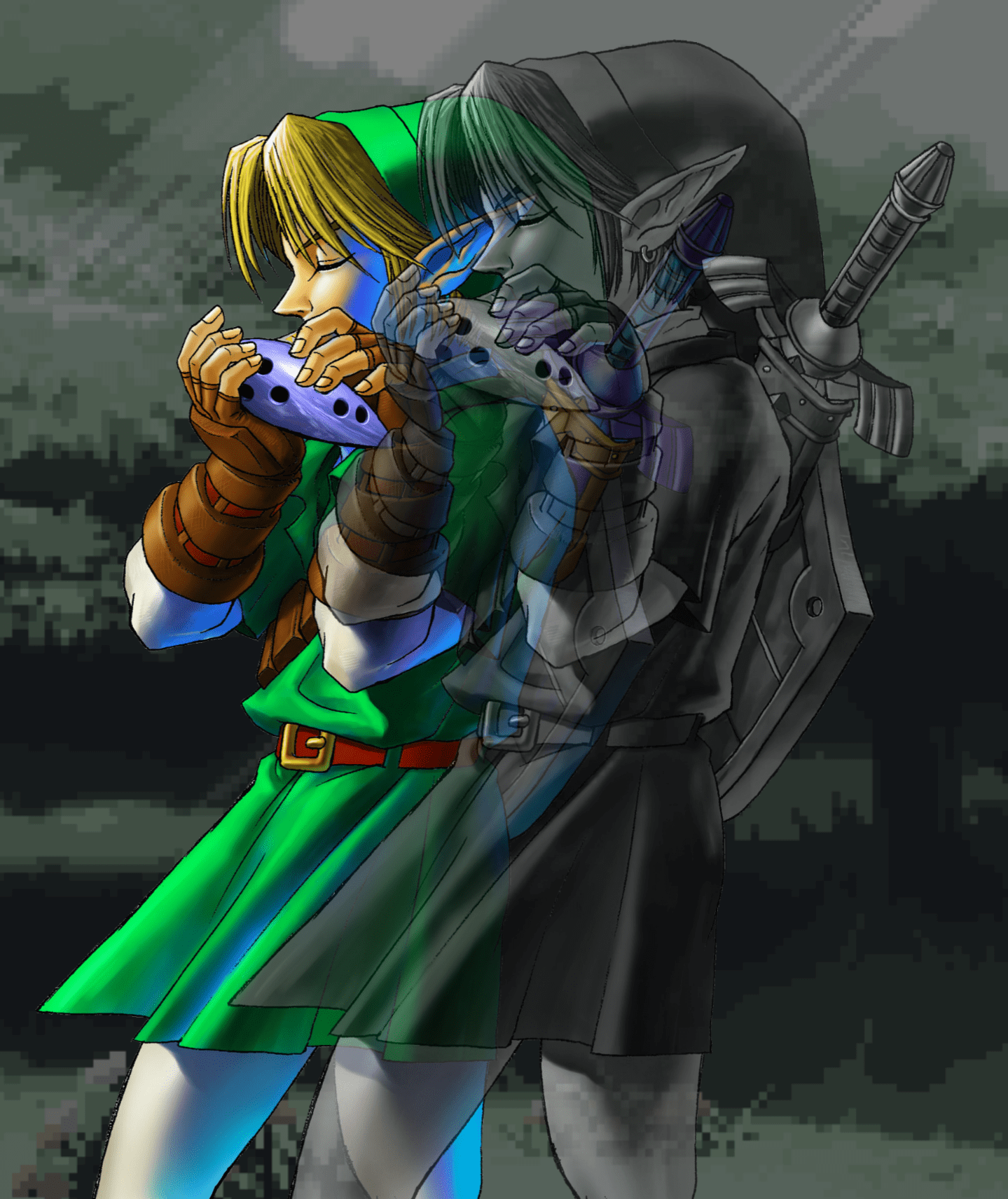 Legend Of Zelda Ocarina Of Time Dark Link
