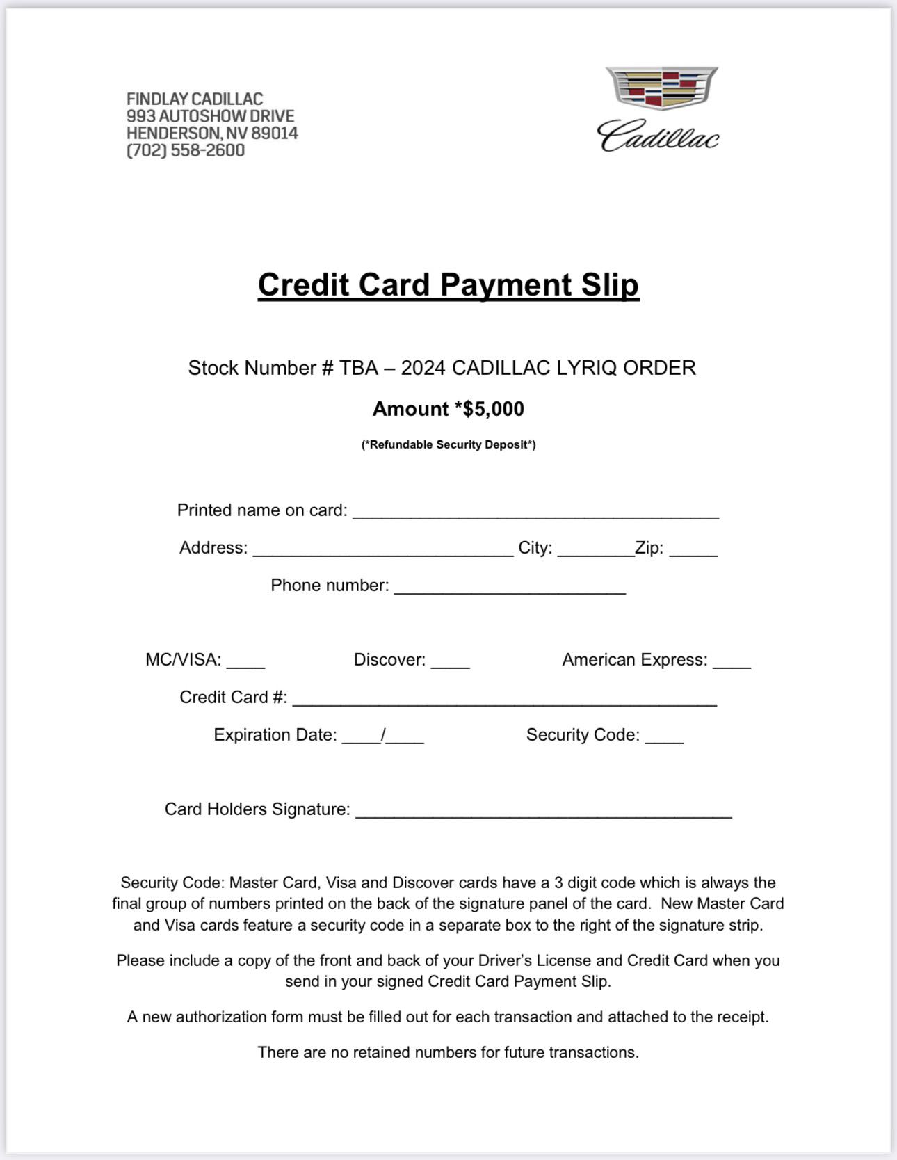 5000 Deposit for 2024? Supposedly to be delivered fall of 2024. It