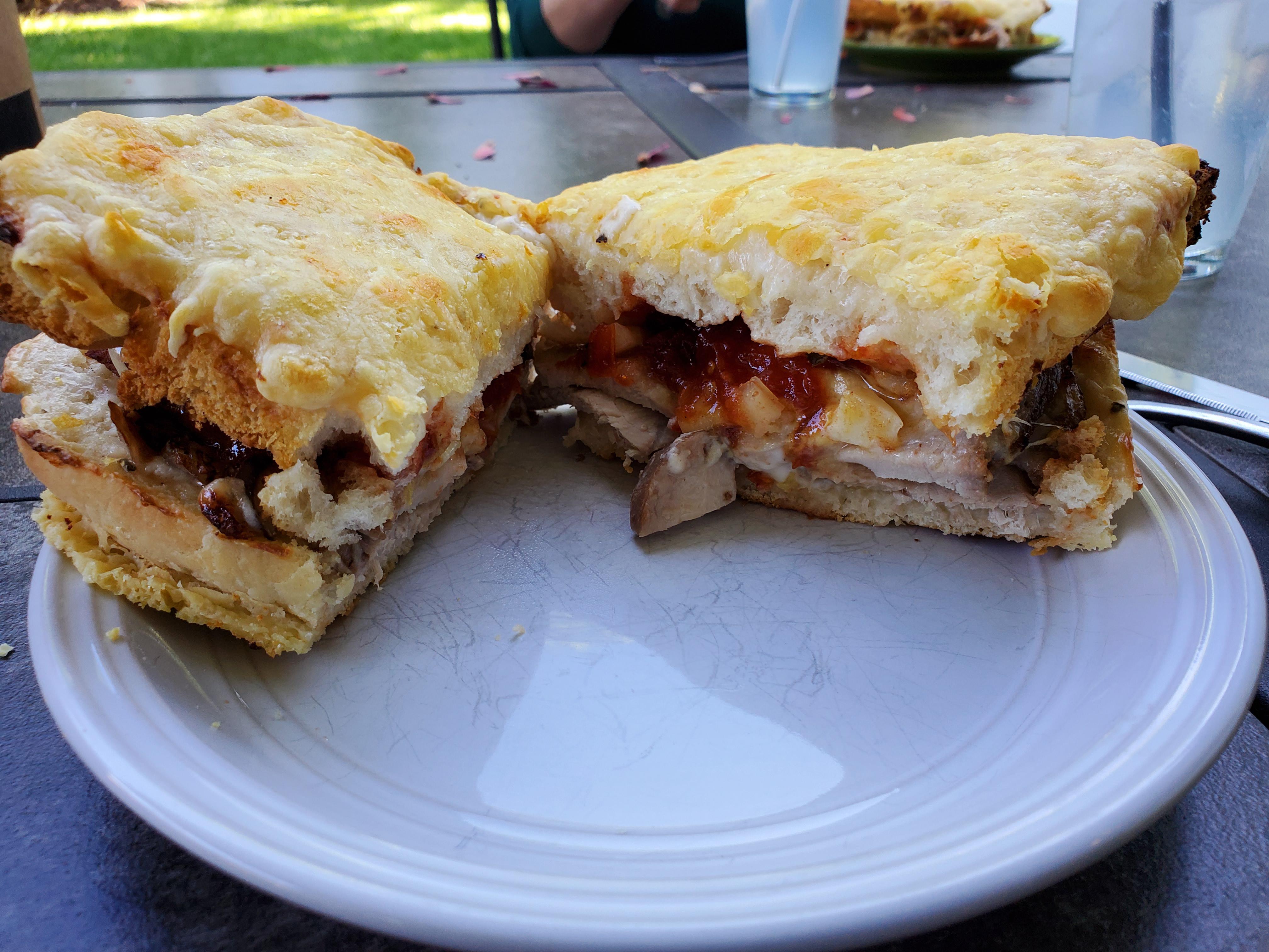 Croque Monsieur from scratch lemon and coffee homecured ham and