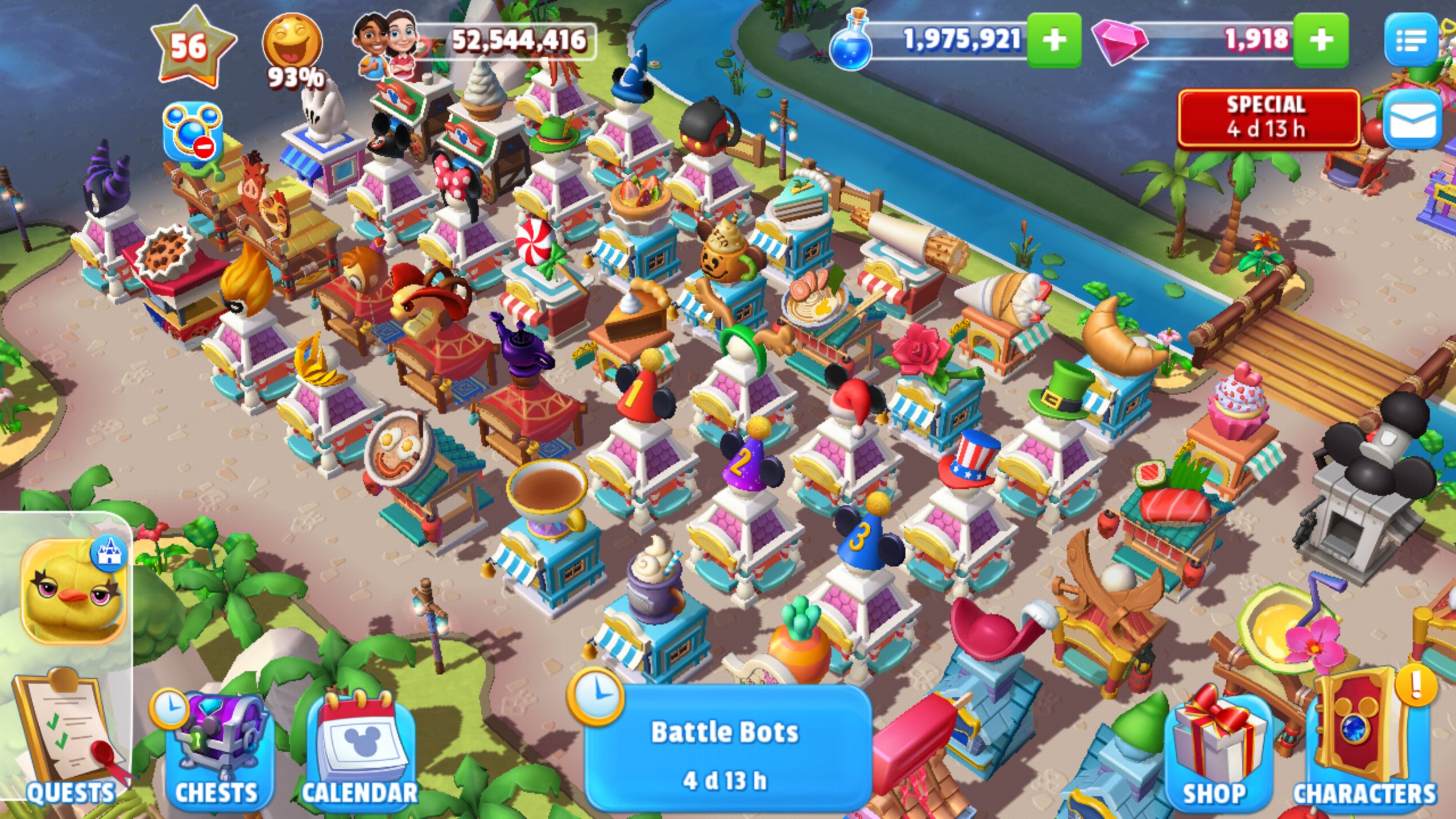 I have created concession land. Only one of each. The rest I sell to