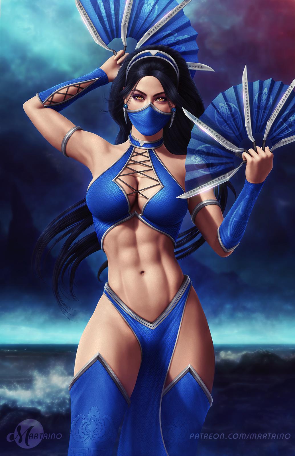 Kitana and her glorious abs (by martaino) : MortalKombat