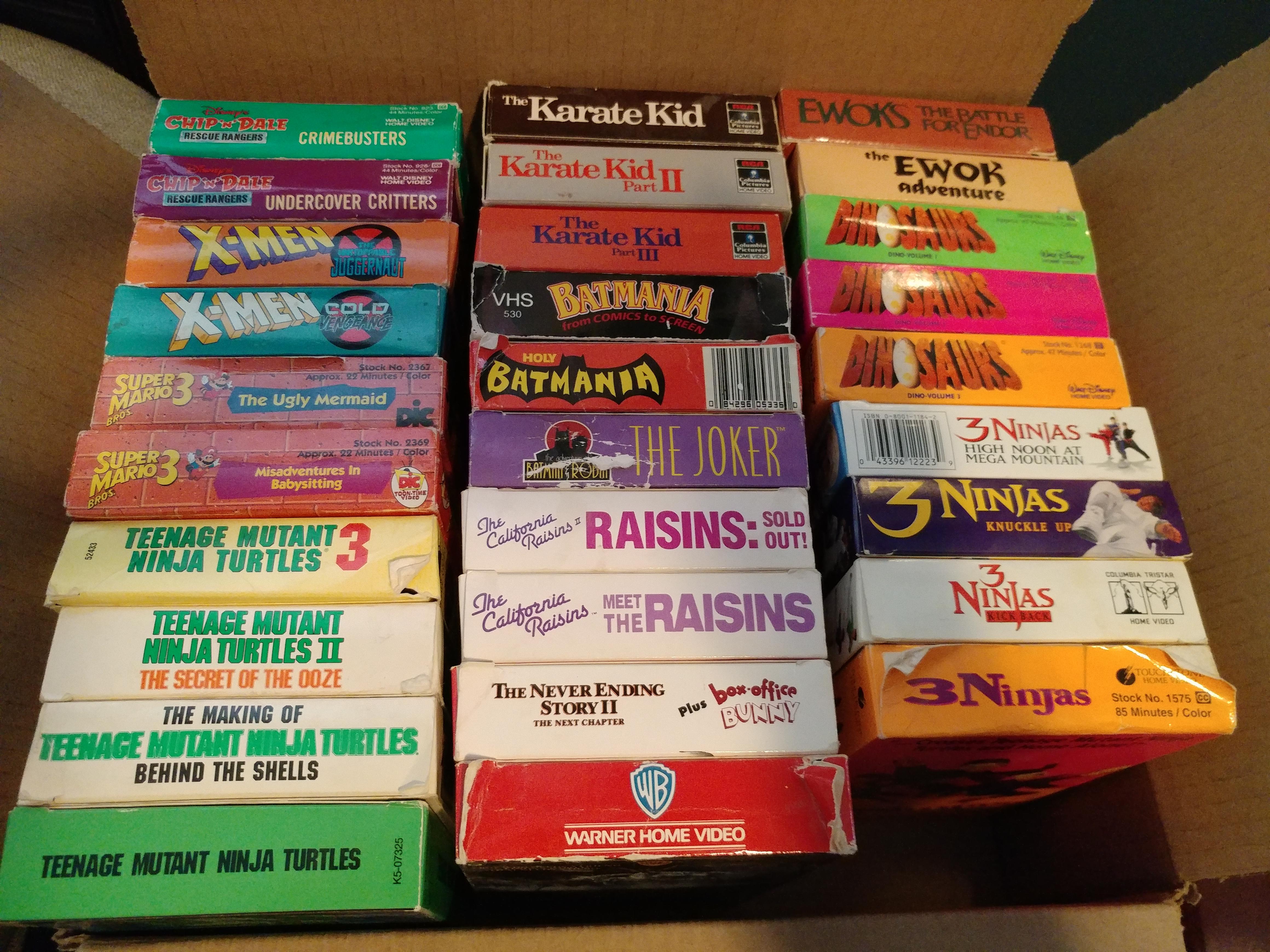 Awesome 5 Goodwill haul today to end a few month drought r/VHS