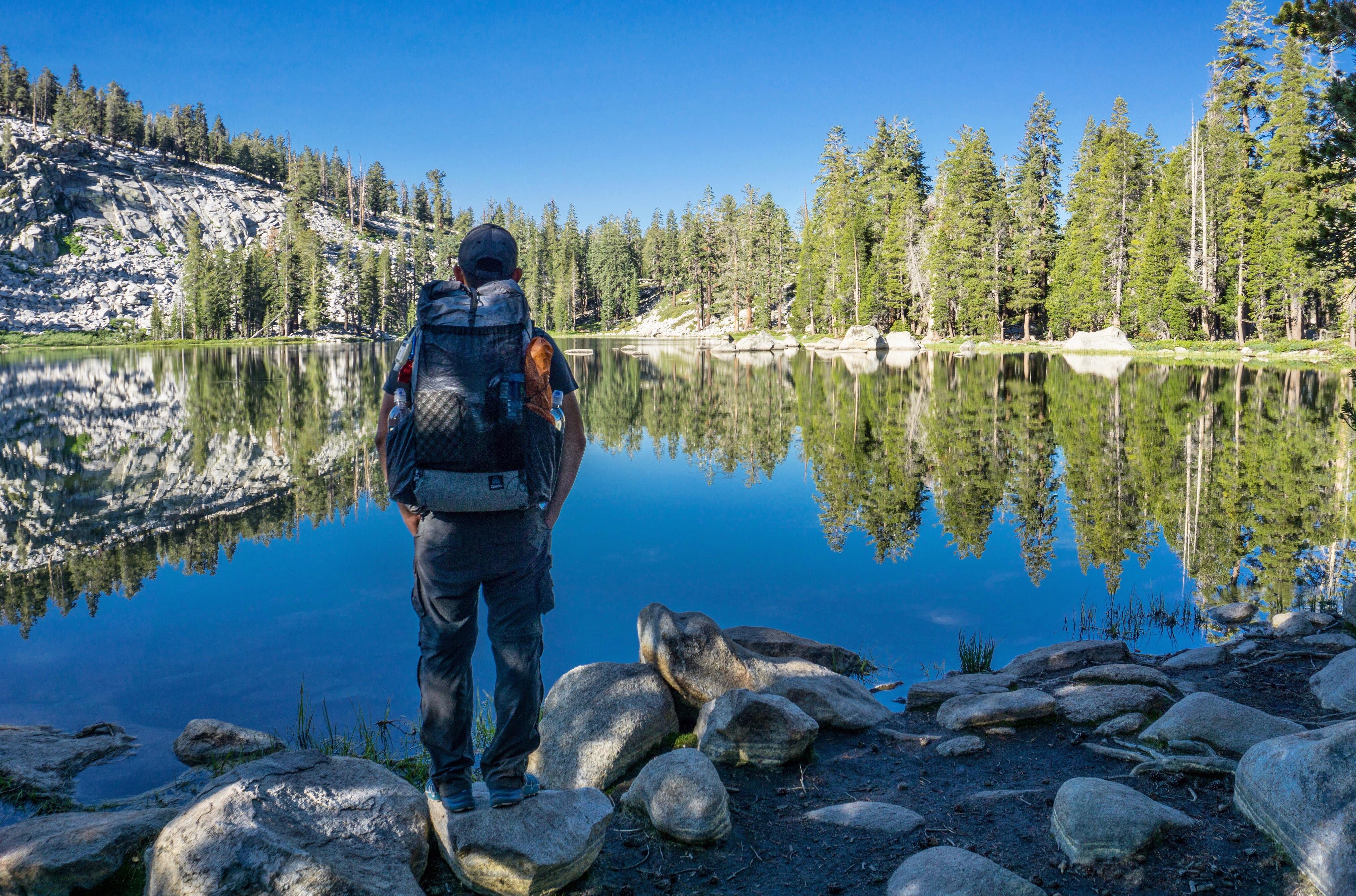 Backpacking Jennie Lakes Wilderness California, 16.8 miles. r