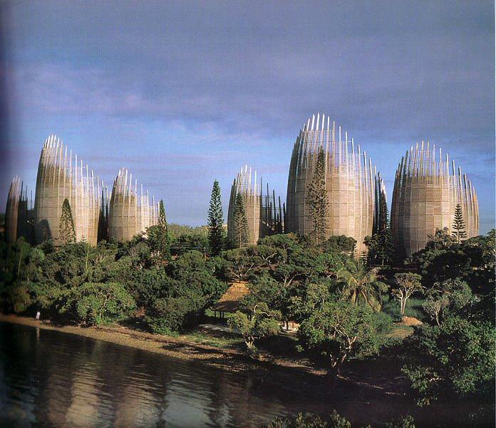 The JeanMarie Tjibaou Cultural Centre, Noumea, New Caledonia built