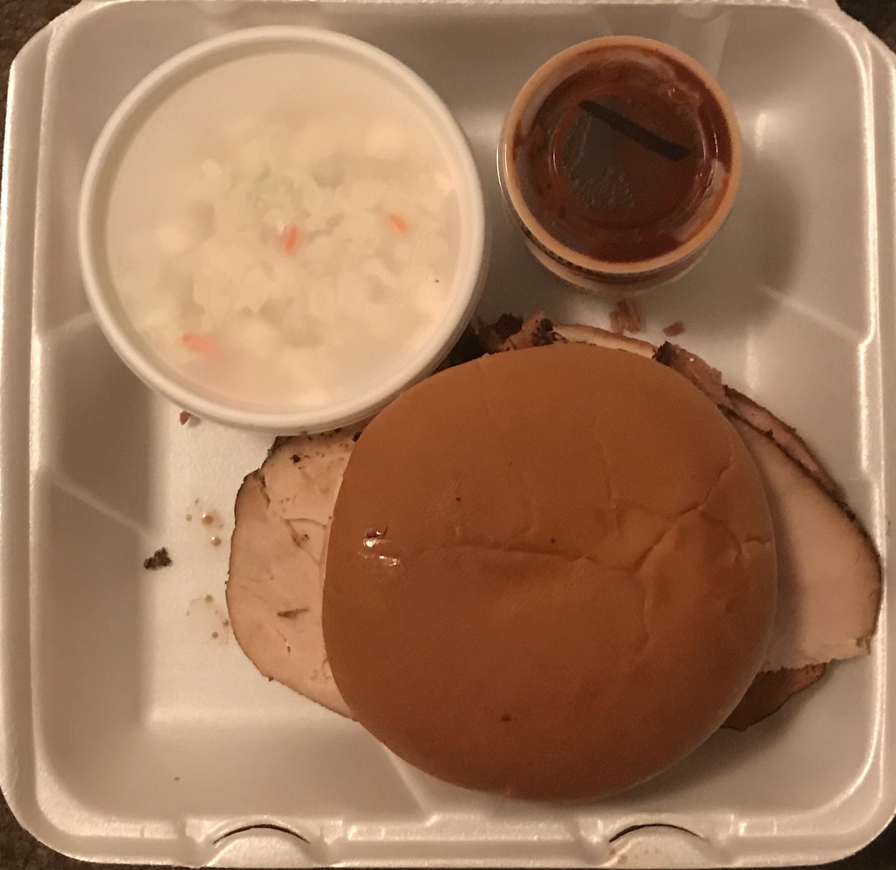 It’s World Sandwich Day. My excuse to get a 3 meat bbq sandwich from