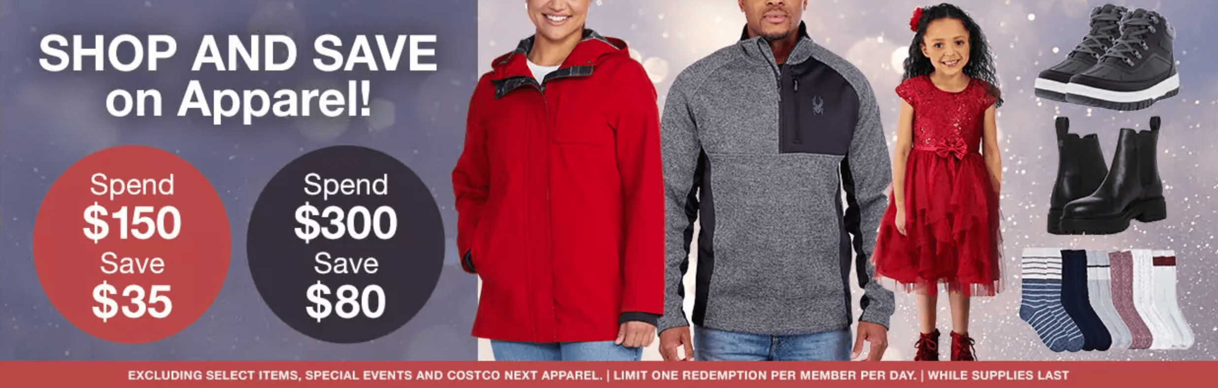 Did Costco change their clothing Buy More Save More clothing promotion
