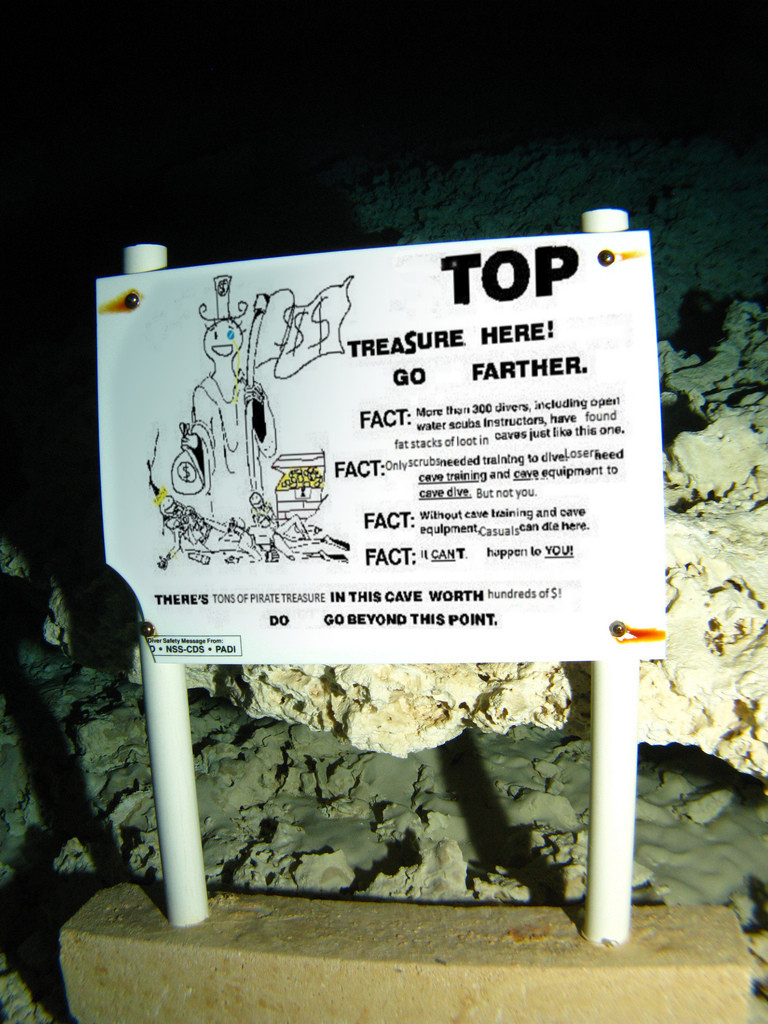cave diver safety sign r/scuba