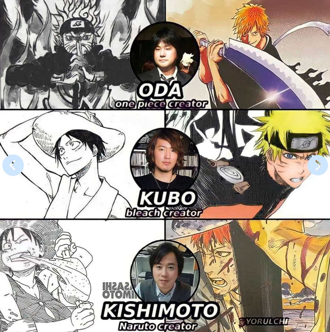 The Big 3 drawn by Big 3 r/bleach