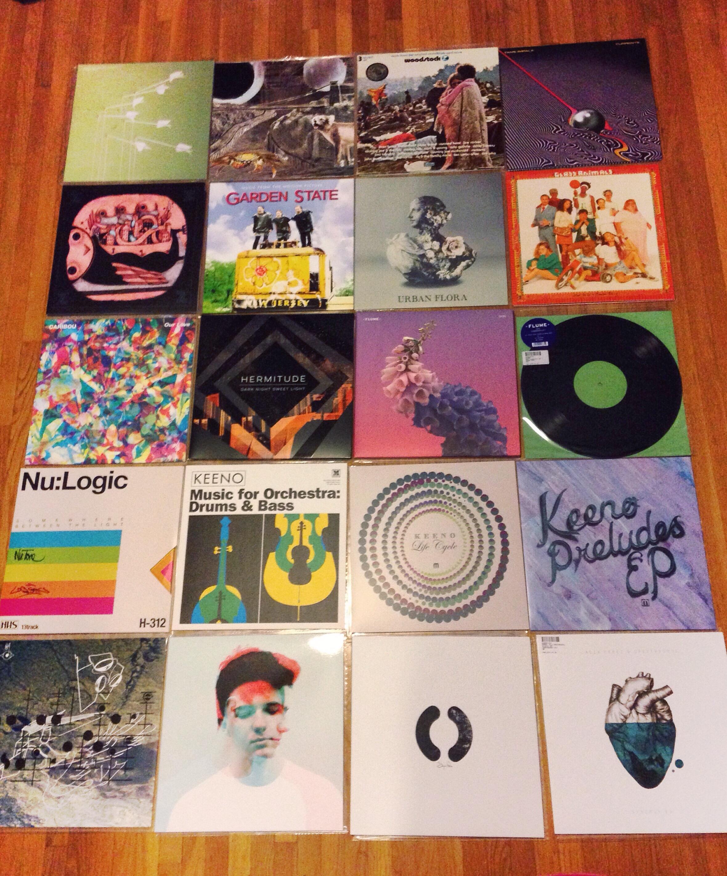 A portion of my collection, electronic music anyone? r/vinyl