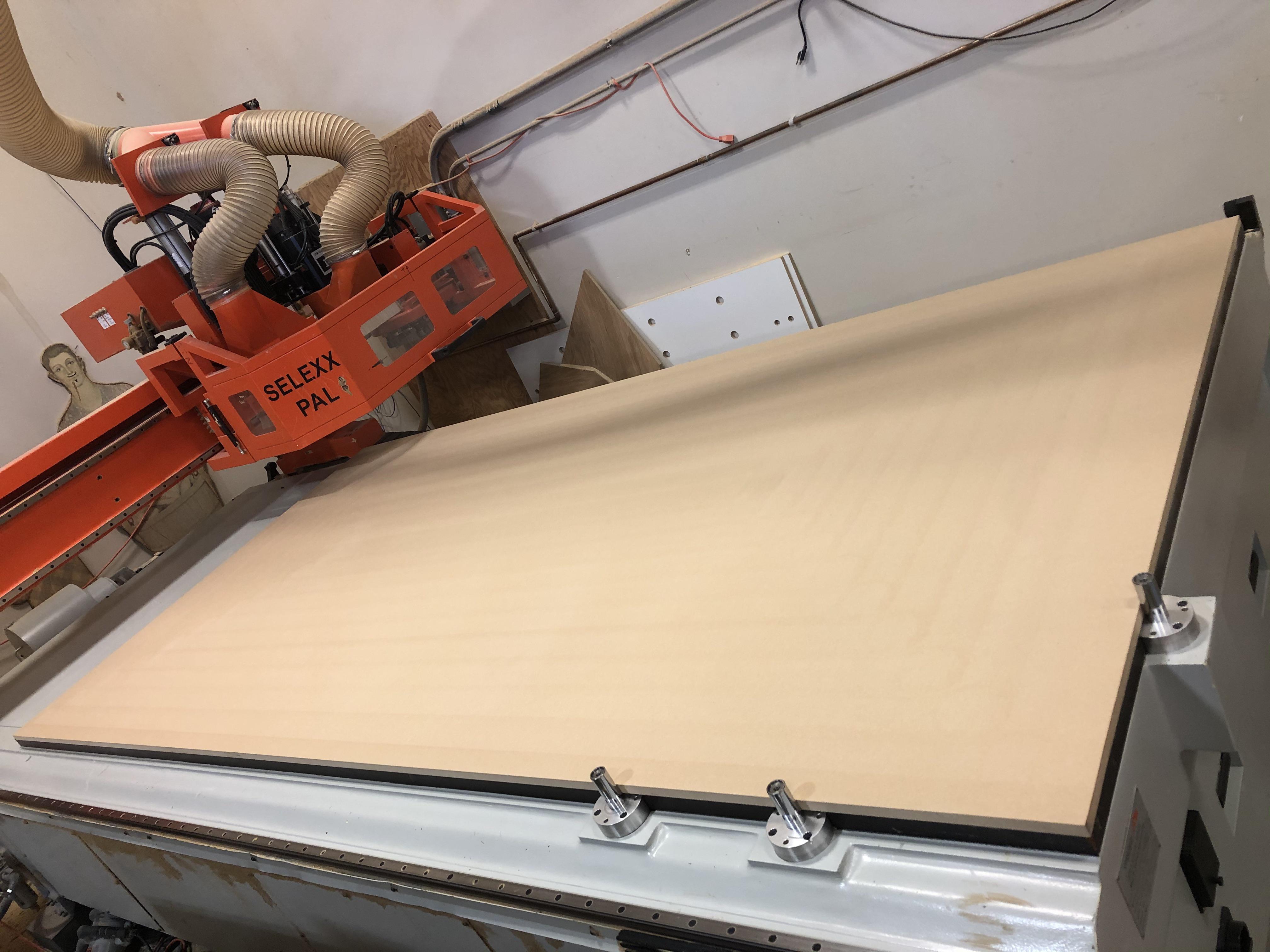 A freshly surfaced spoil board ) r/CNC