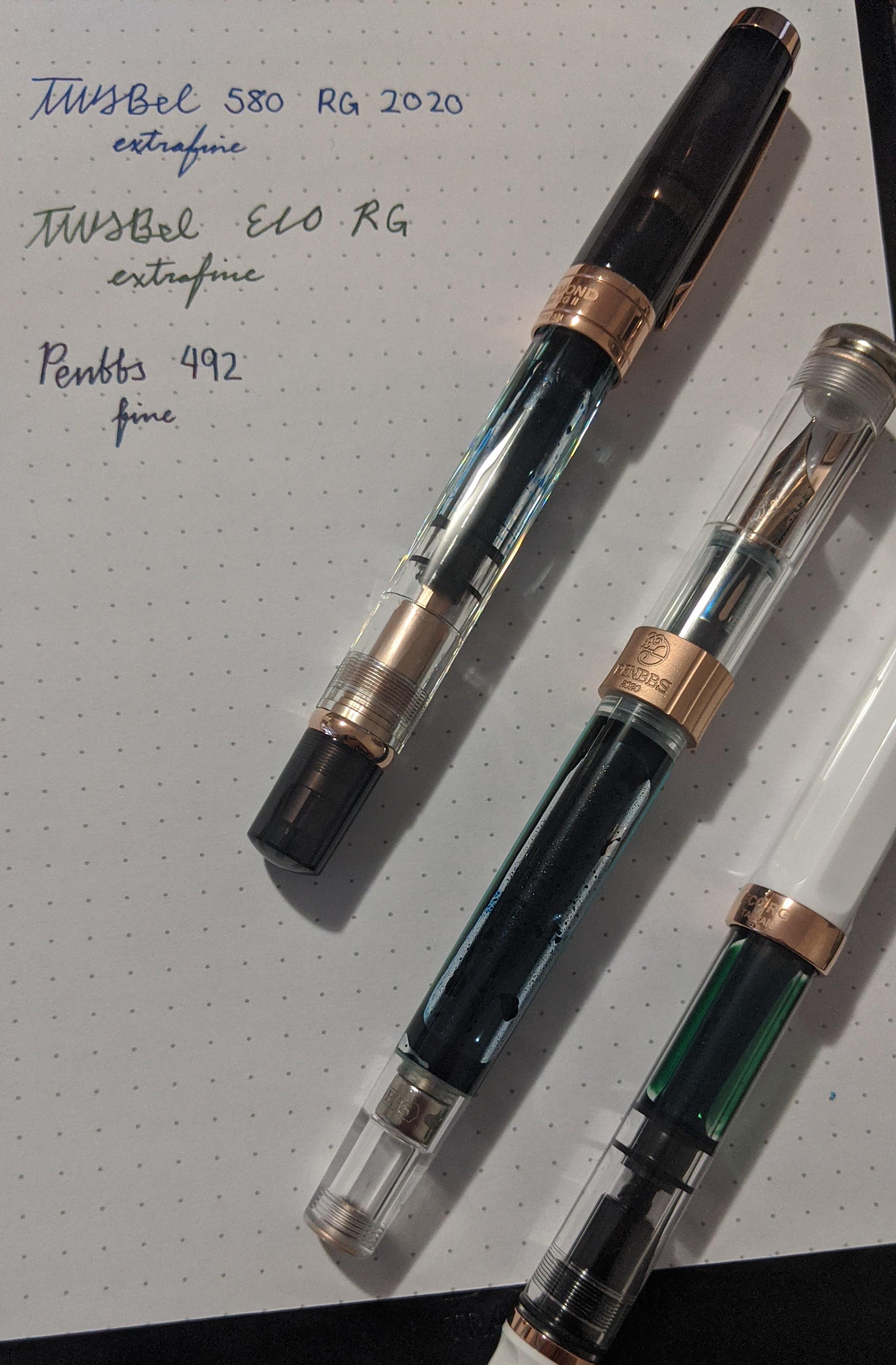 My 3 Rose gold themed fountain pens r/fountainpens