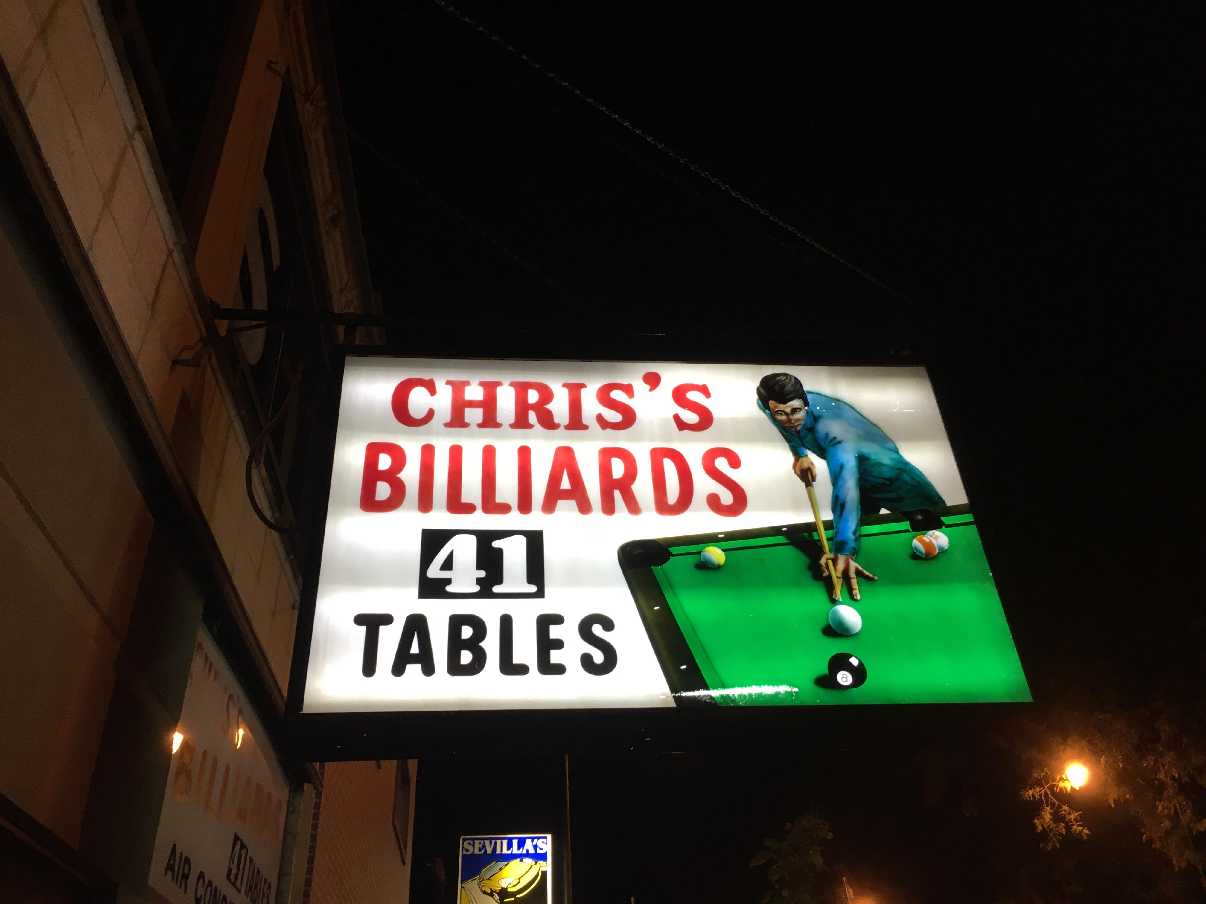 Had to shoot a few racks while in Chicago r/billiards