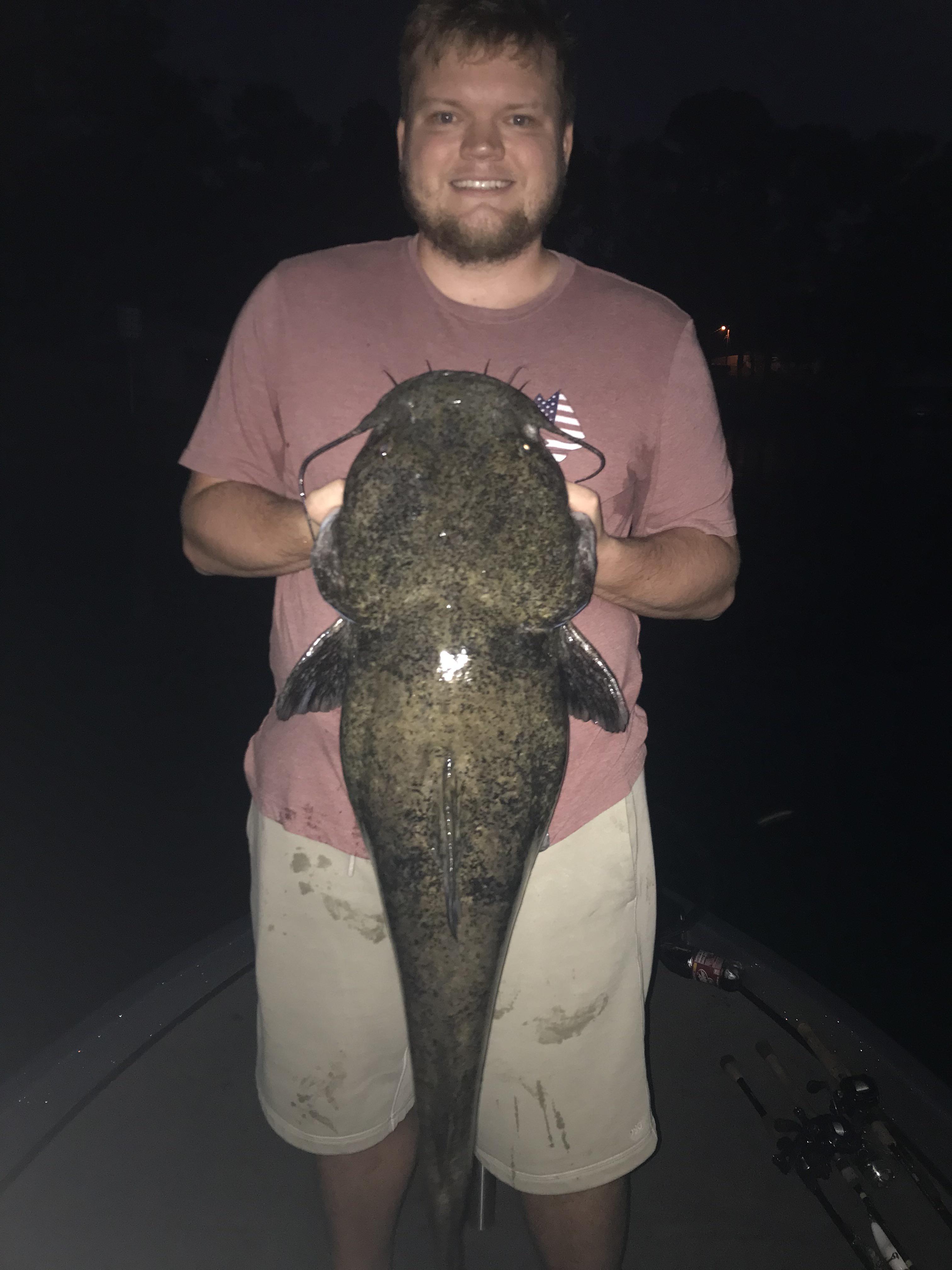 Thought I had the lake bass record for a minute. Caught during a