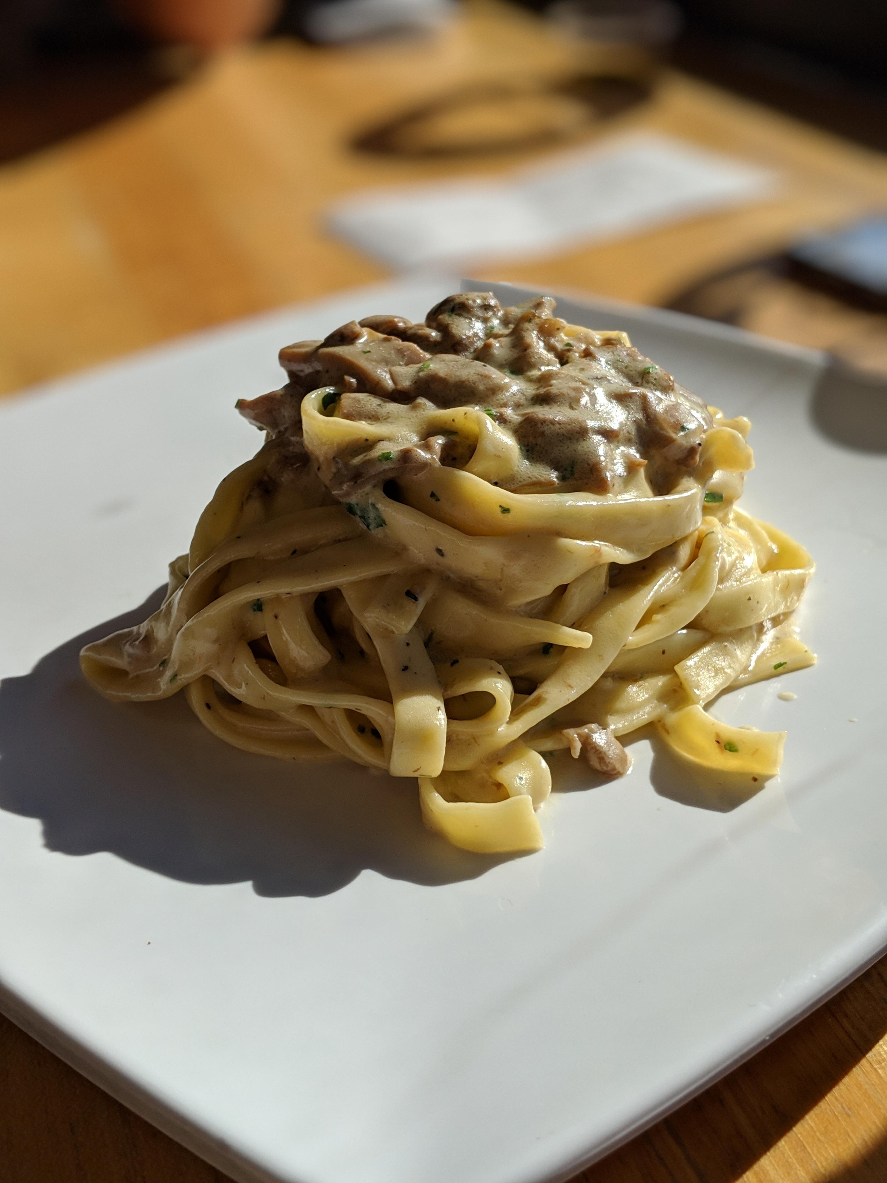[I ate] Porcini Mushroom Tagliatelle r/food