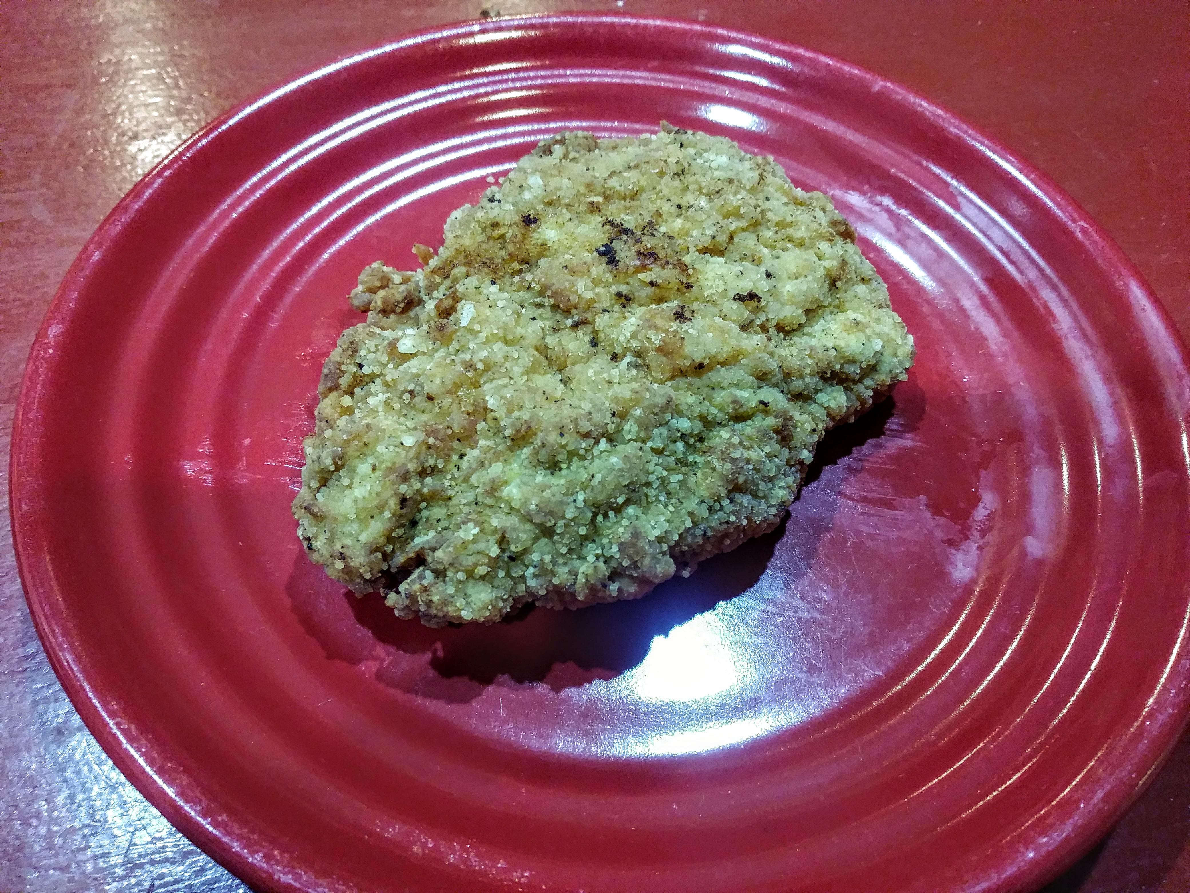 I made a giant chicken nugget (as well as like 16 regular size nuggets