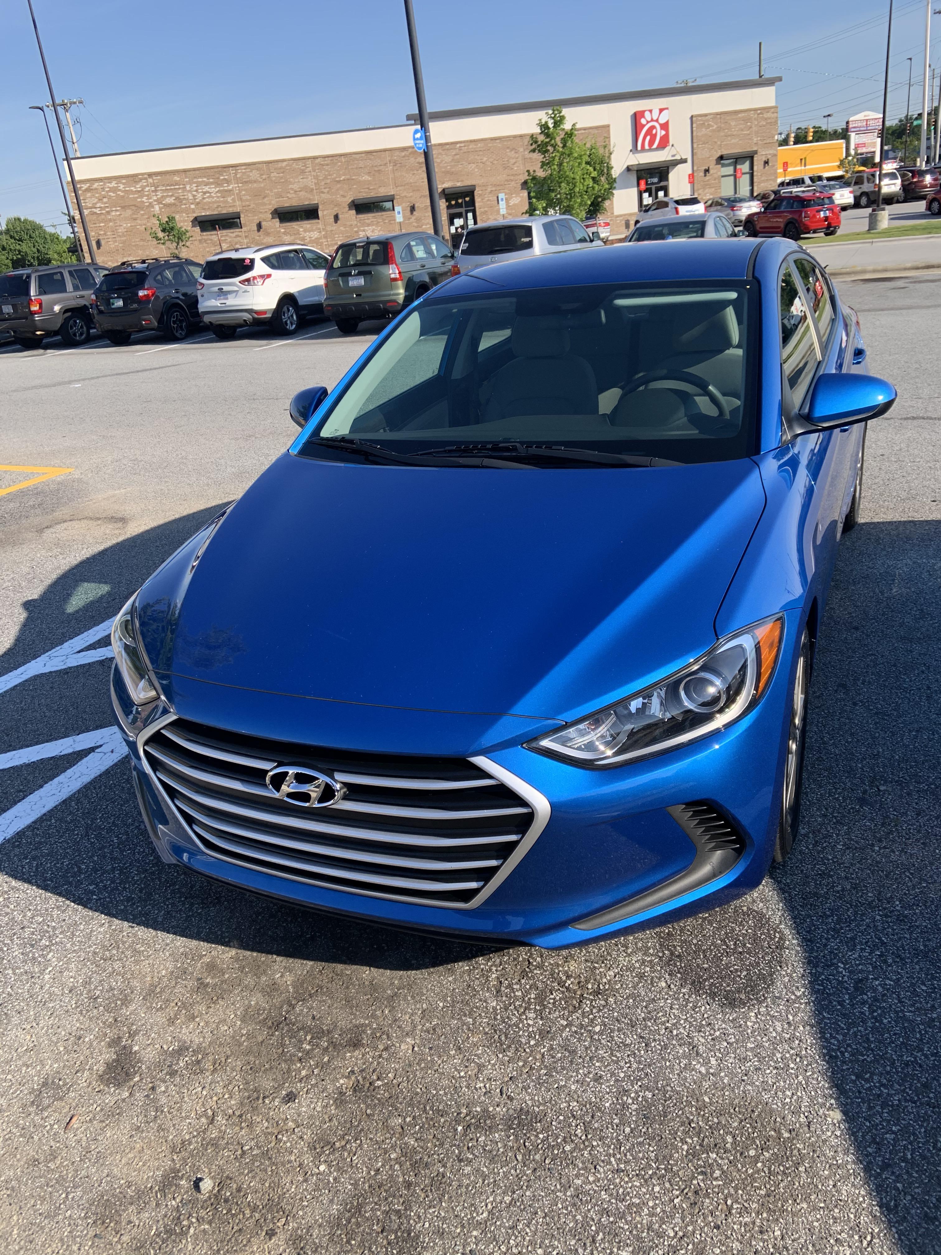 Bought this pretty 2017 Elantra about a week ago! As I’m awaiting my