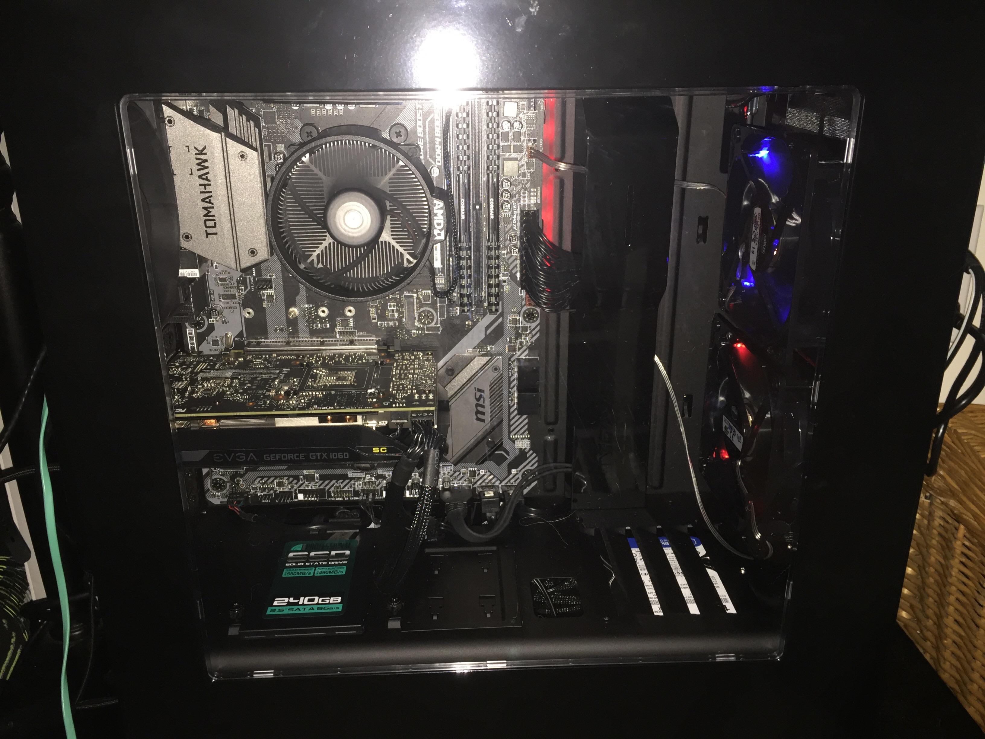 Just built my first gaming pc! r/pcmasterrace