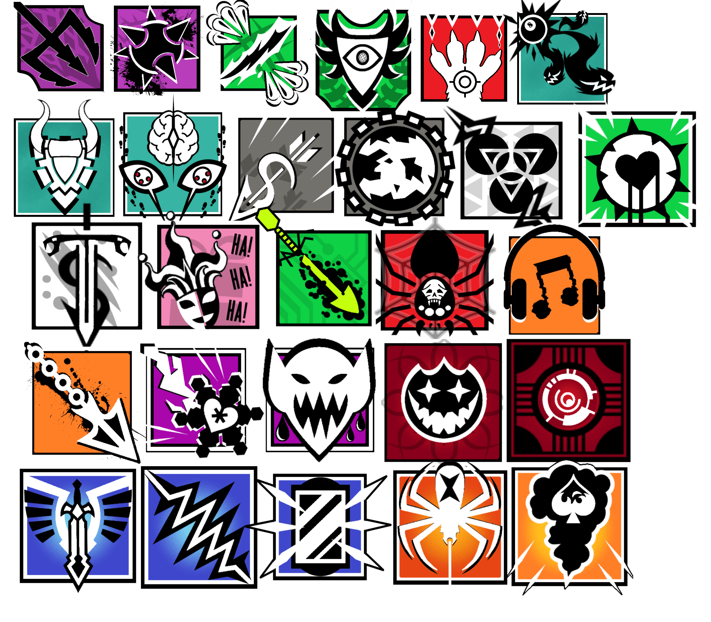 All the Operator Icons I've made r/Rainbow6