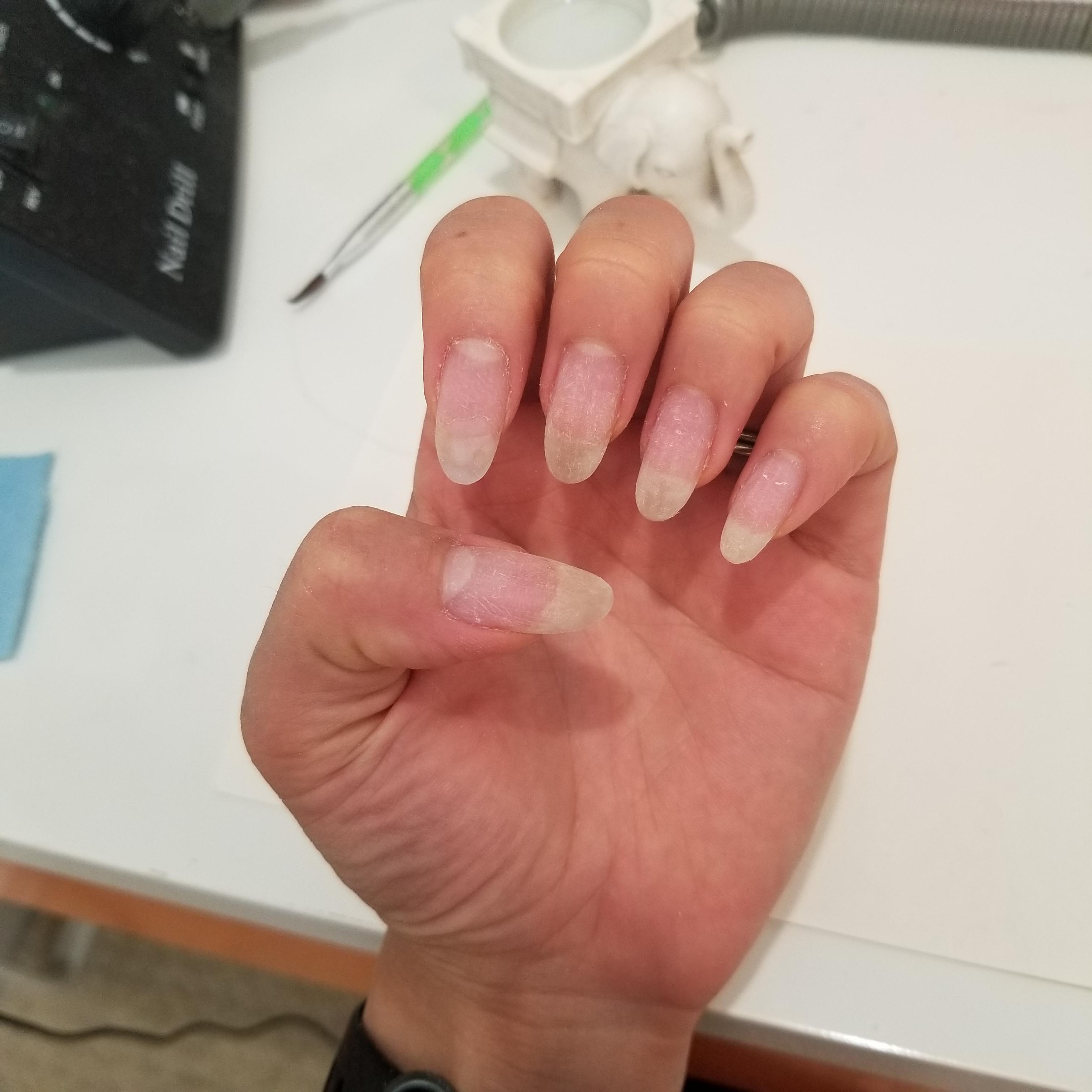 Nail growth progress from beginning of March to end of June. Thank you