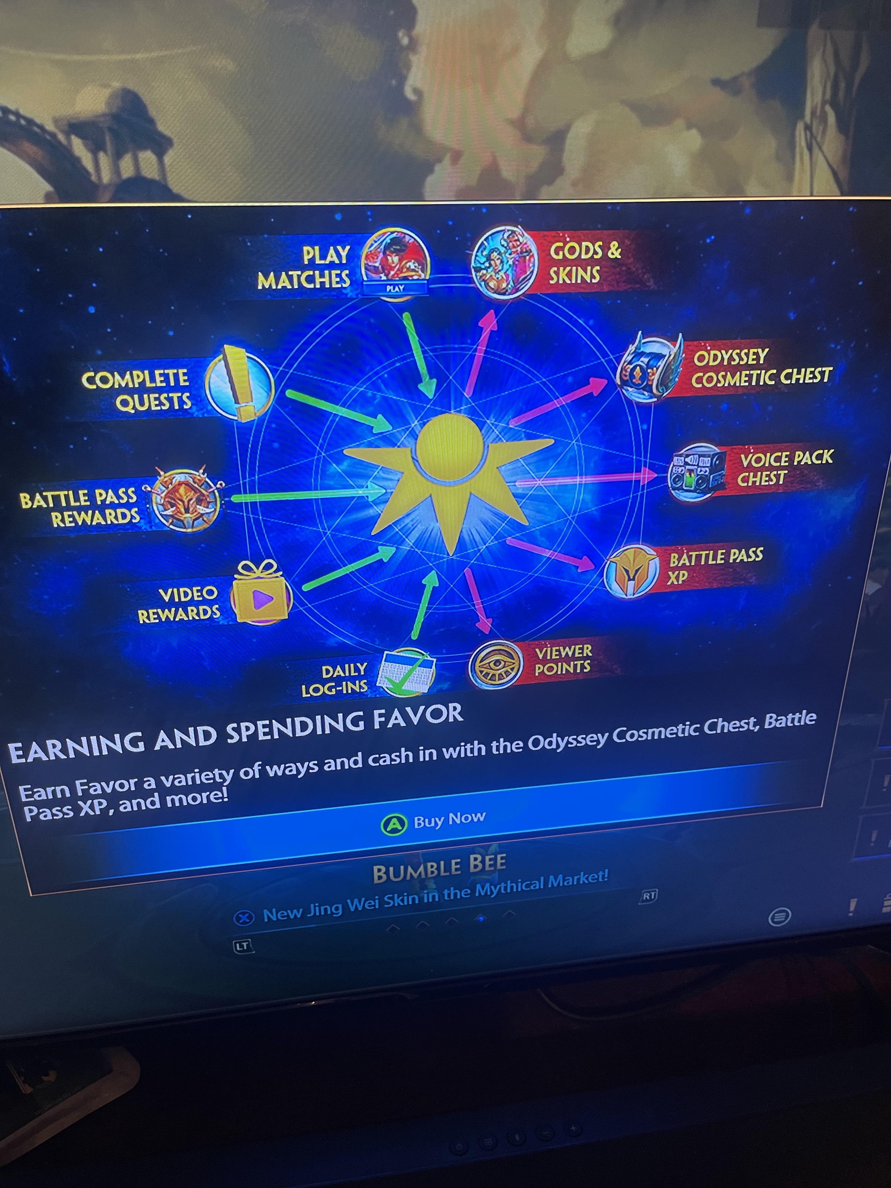 Can anyone tell me what this is? It says you can use favor to buy a