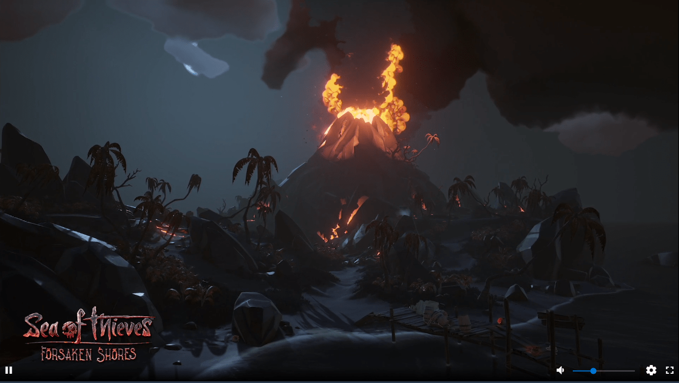 Volcanos in Sea of Thieves Seaofthieves