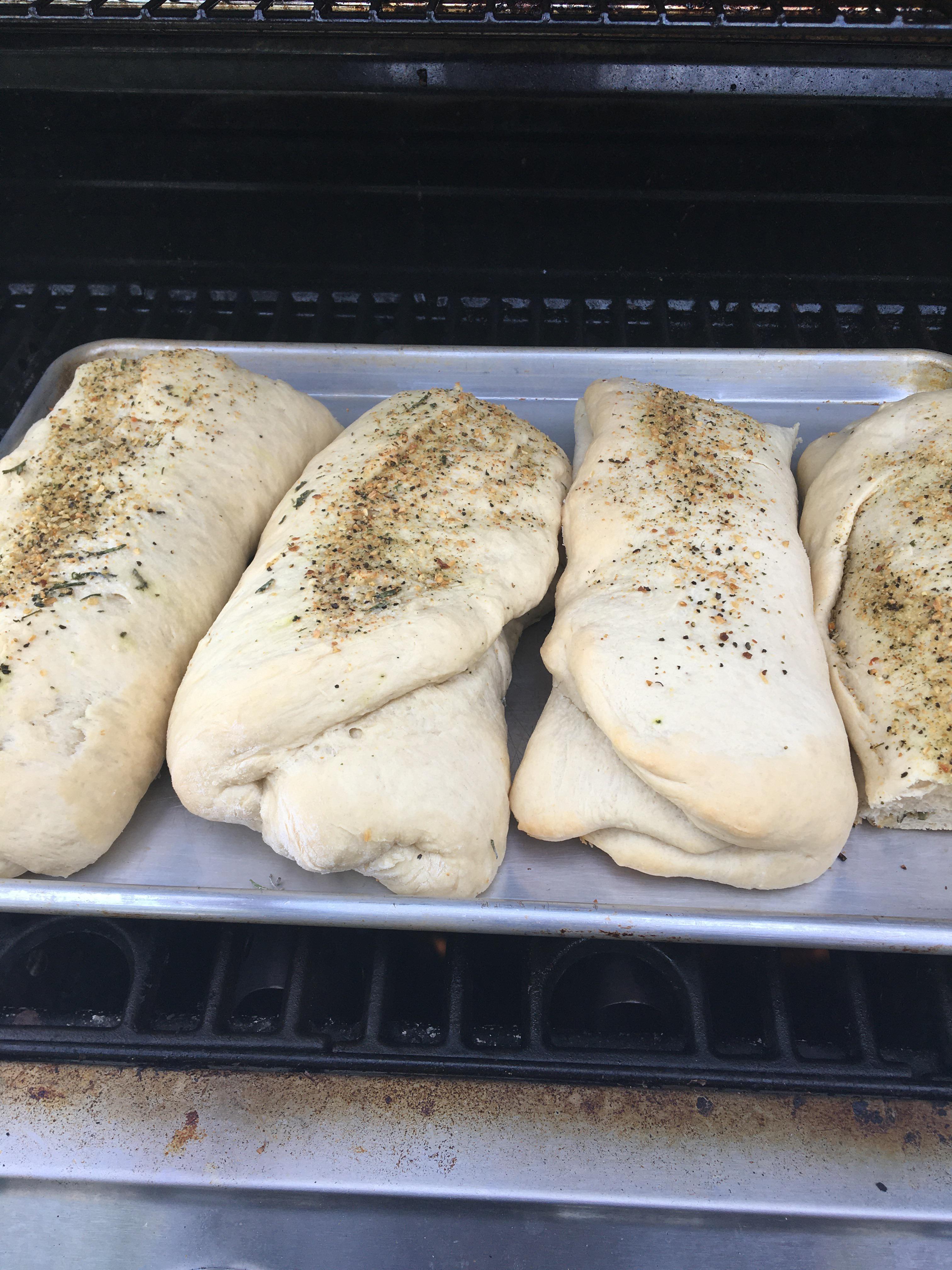 Oven broken so I got creative r/grilling