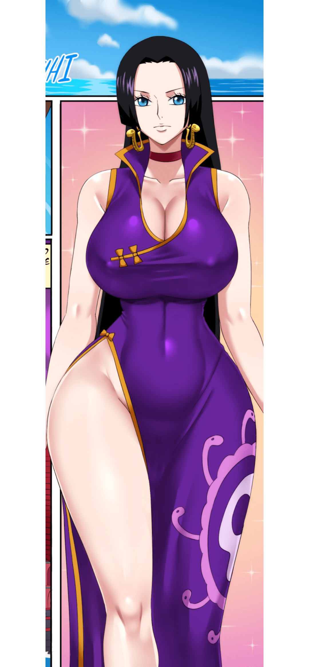 Boa Hancock look from new doujin by pink pawg : funpiece