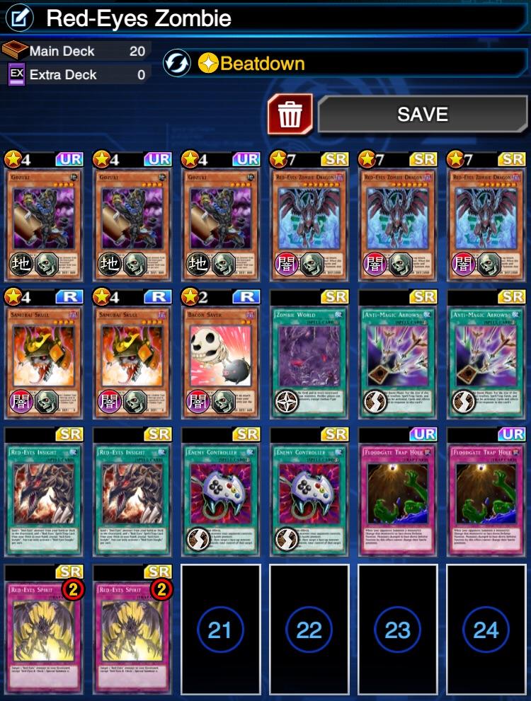 A “Standard” RedEyes Zombie deck, how to improve? 🤔 r/DuelLinks