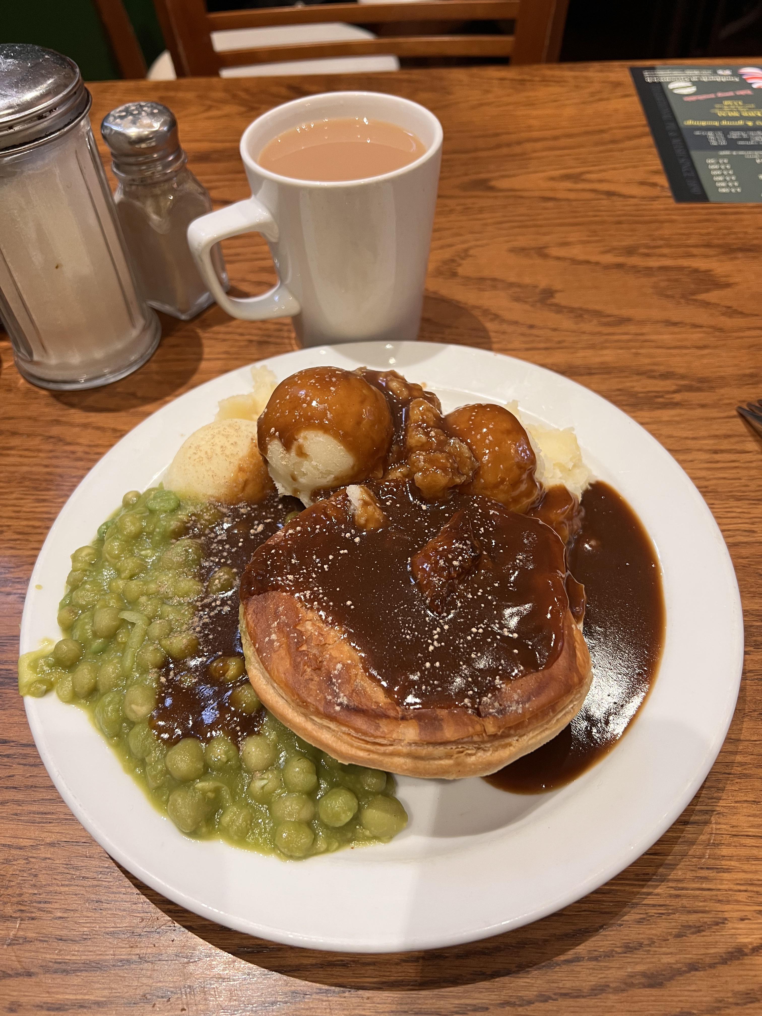 Goddards Greenwich pie and mash shop. Never change. r/london