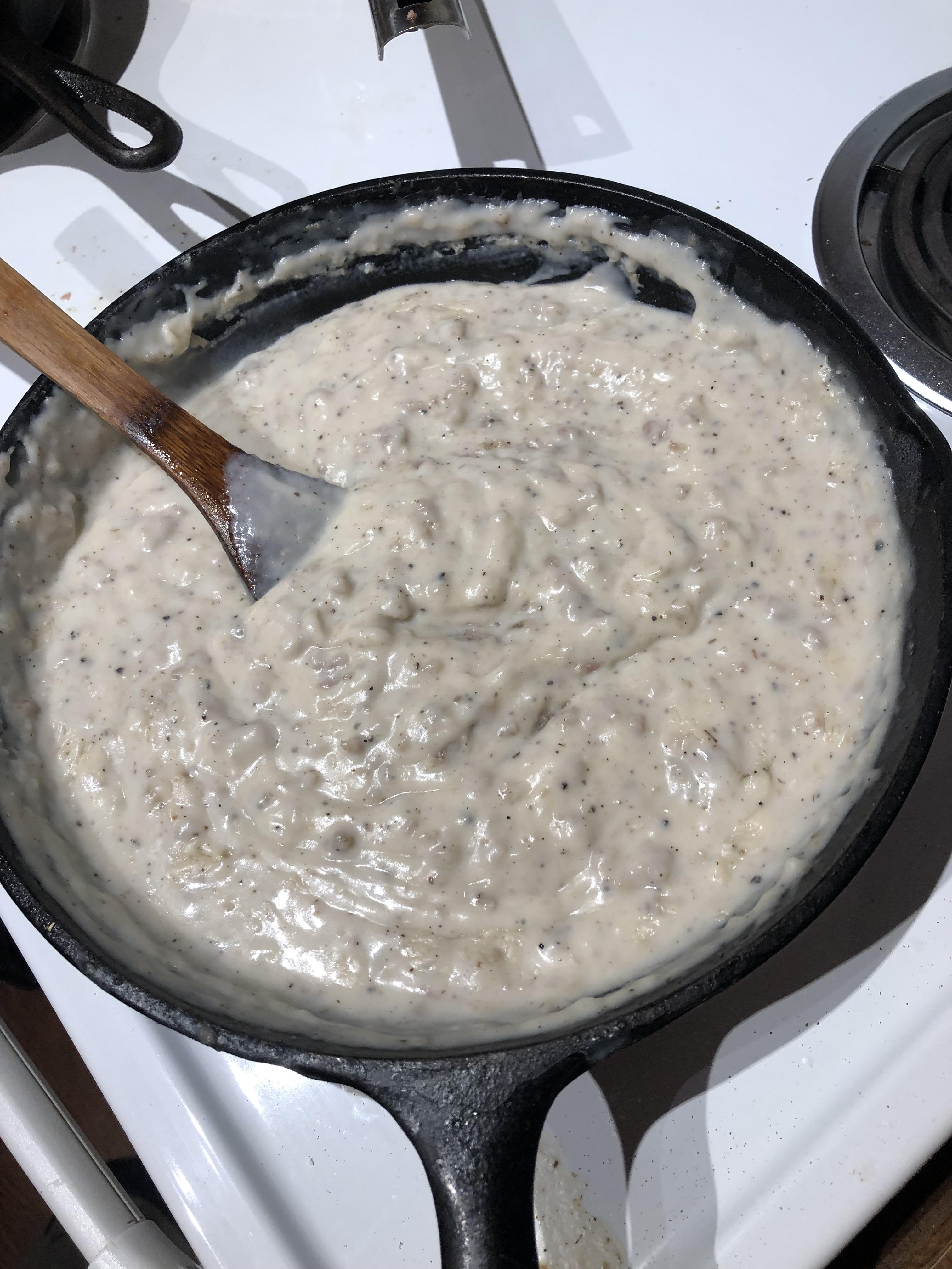 [Homemade] Sausage Gravy r/food