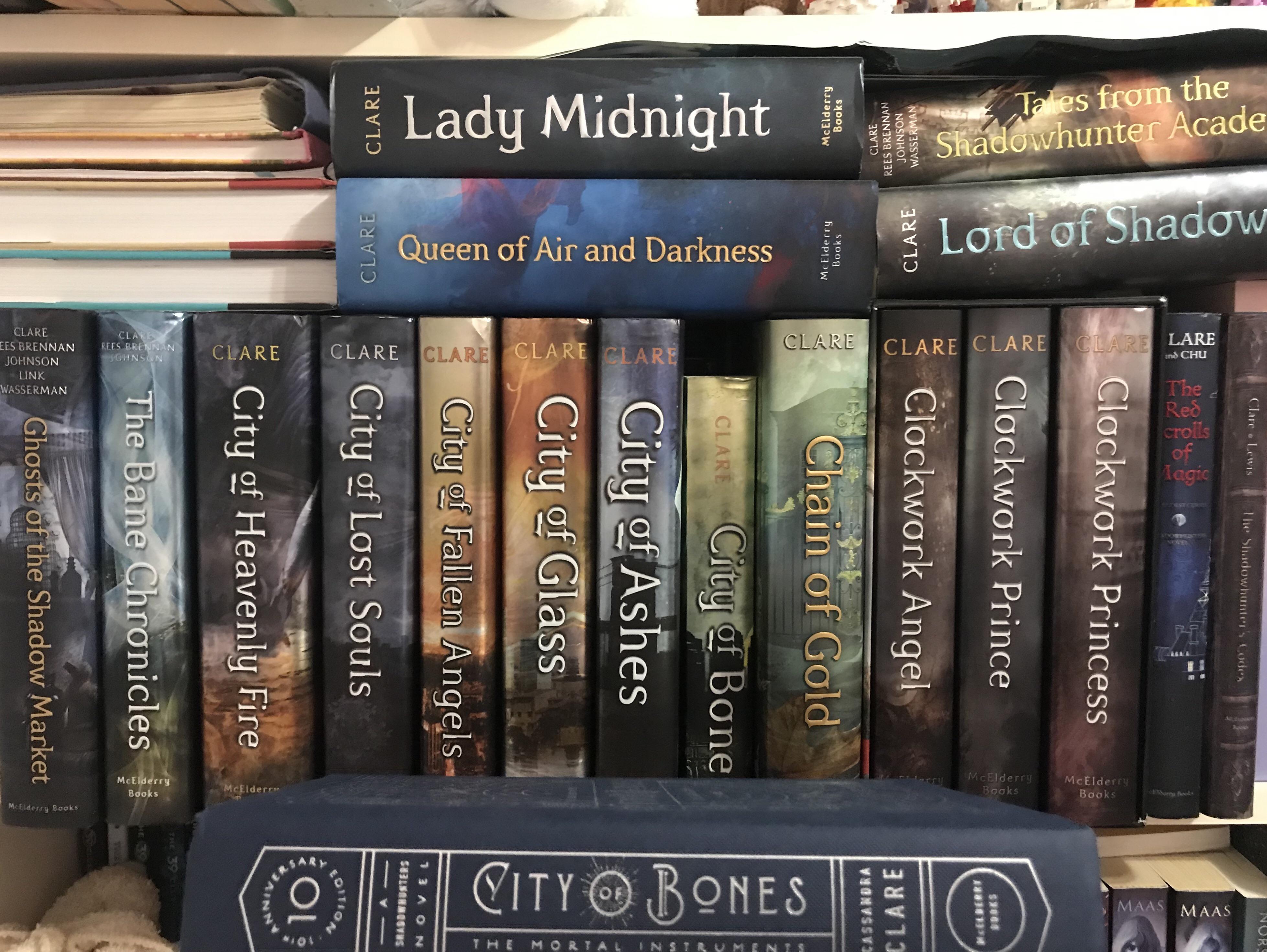 Updated Book Collection!!! shadowhunters