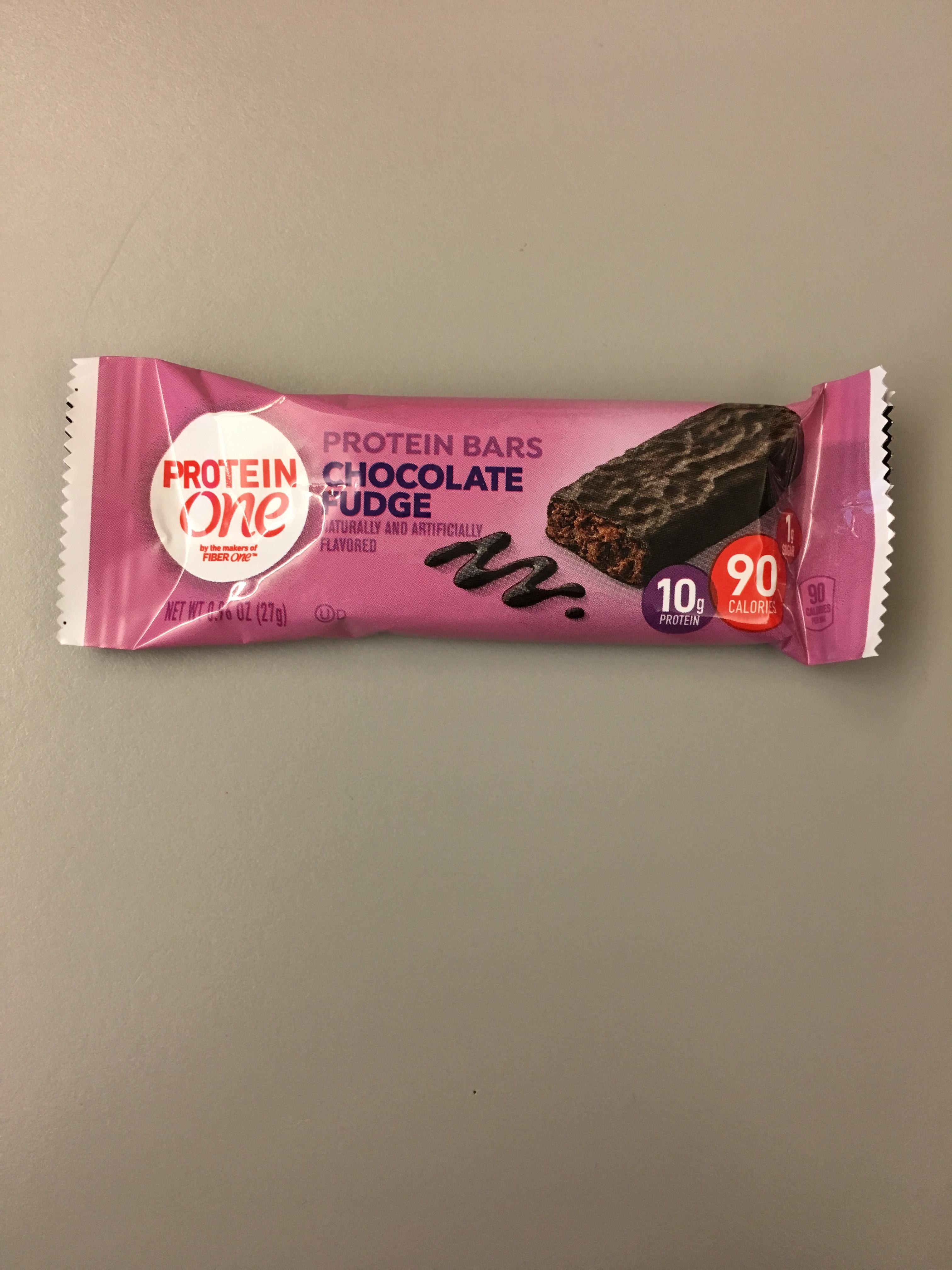 Protein One Bars 90 calories & 10 grams of protein. Enjoying these as a small, midday sweet