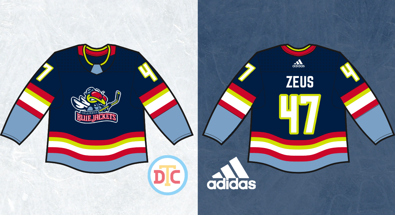 CBJ 'Stinger' Jersey Concept r/BlueJackets